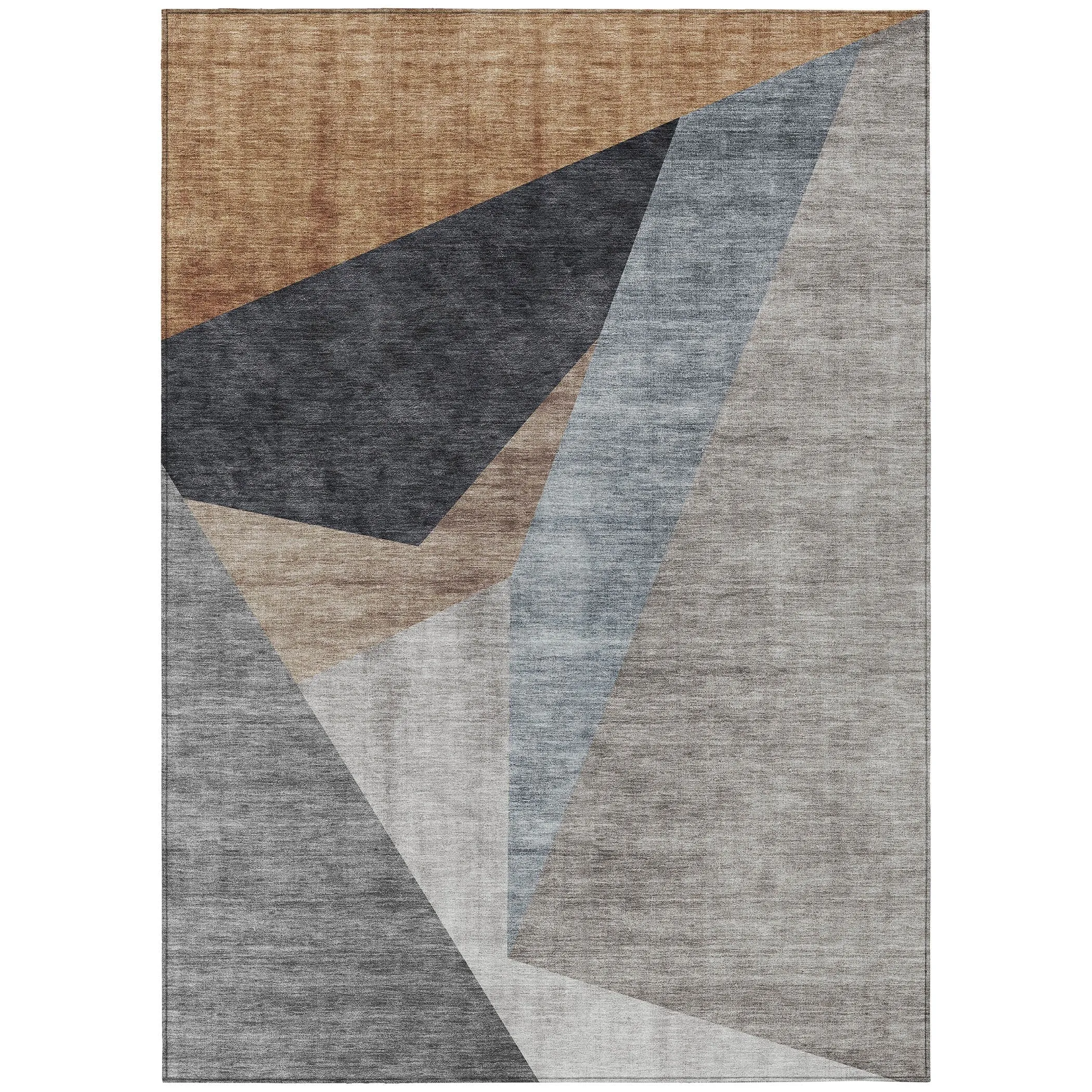 Machine Washable Indoor/ Outdoor Chantille Modern Prism Rug