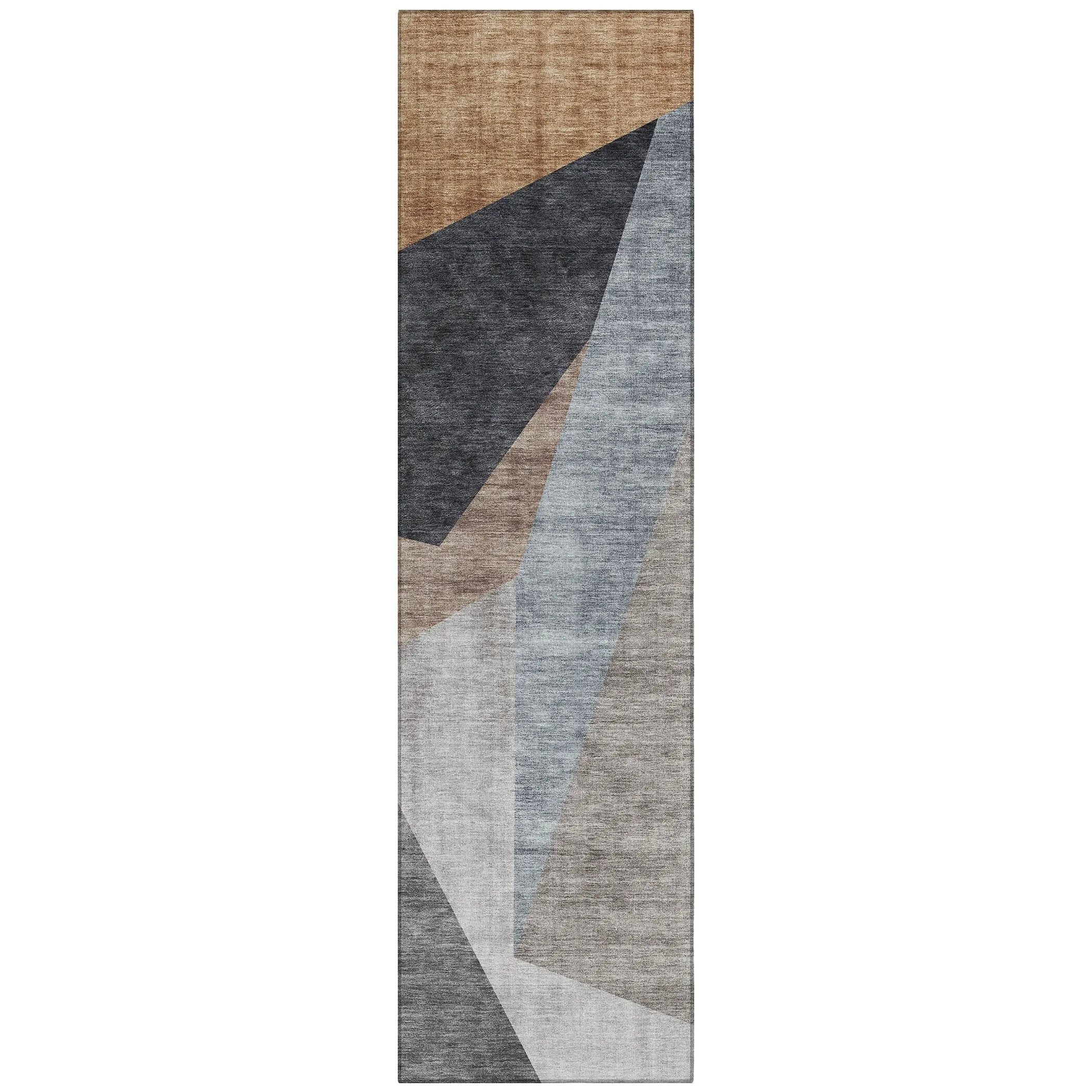 Machine Washable Indoor/ Outdoor Chantille Modern Prism Rug