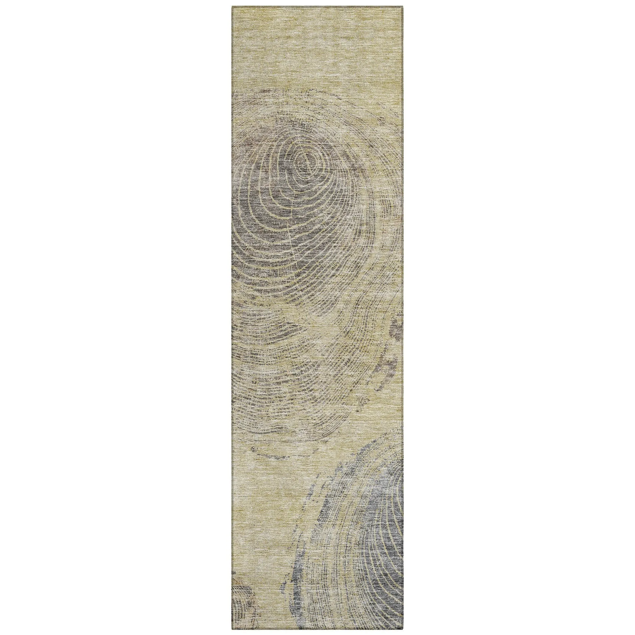 Machine Washable Indoor/ Outdoor Chantille Modern Tree Rug