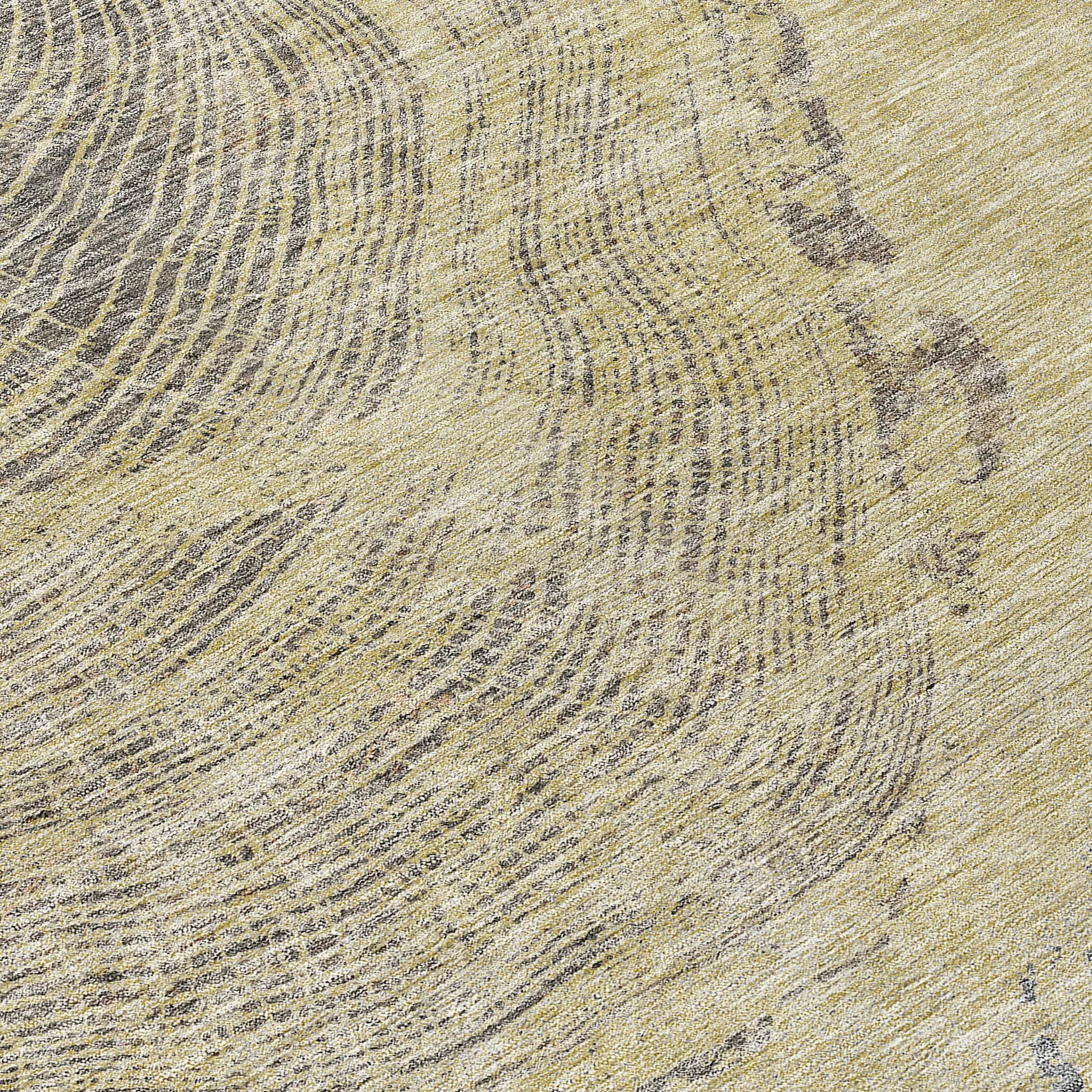 Machine Washable Indoor/ Outdoor Chantille Modern Tree Rug