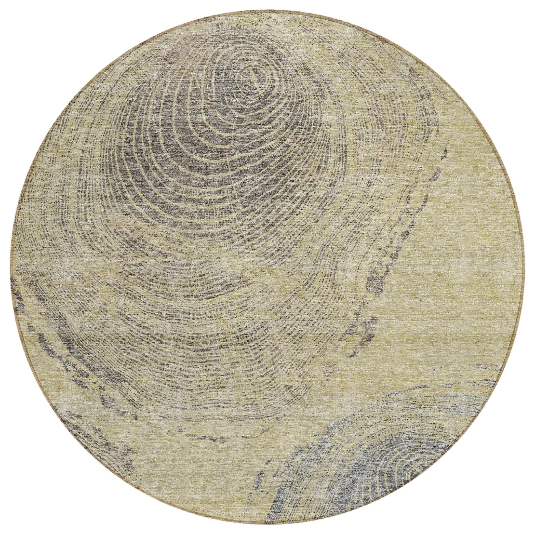 Machine Washable Indoor/ Outdoor Chantille Modern Tree Rug