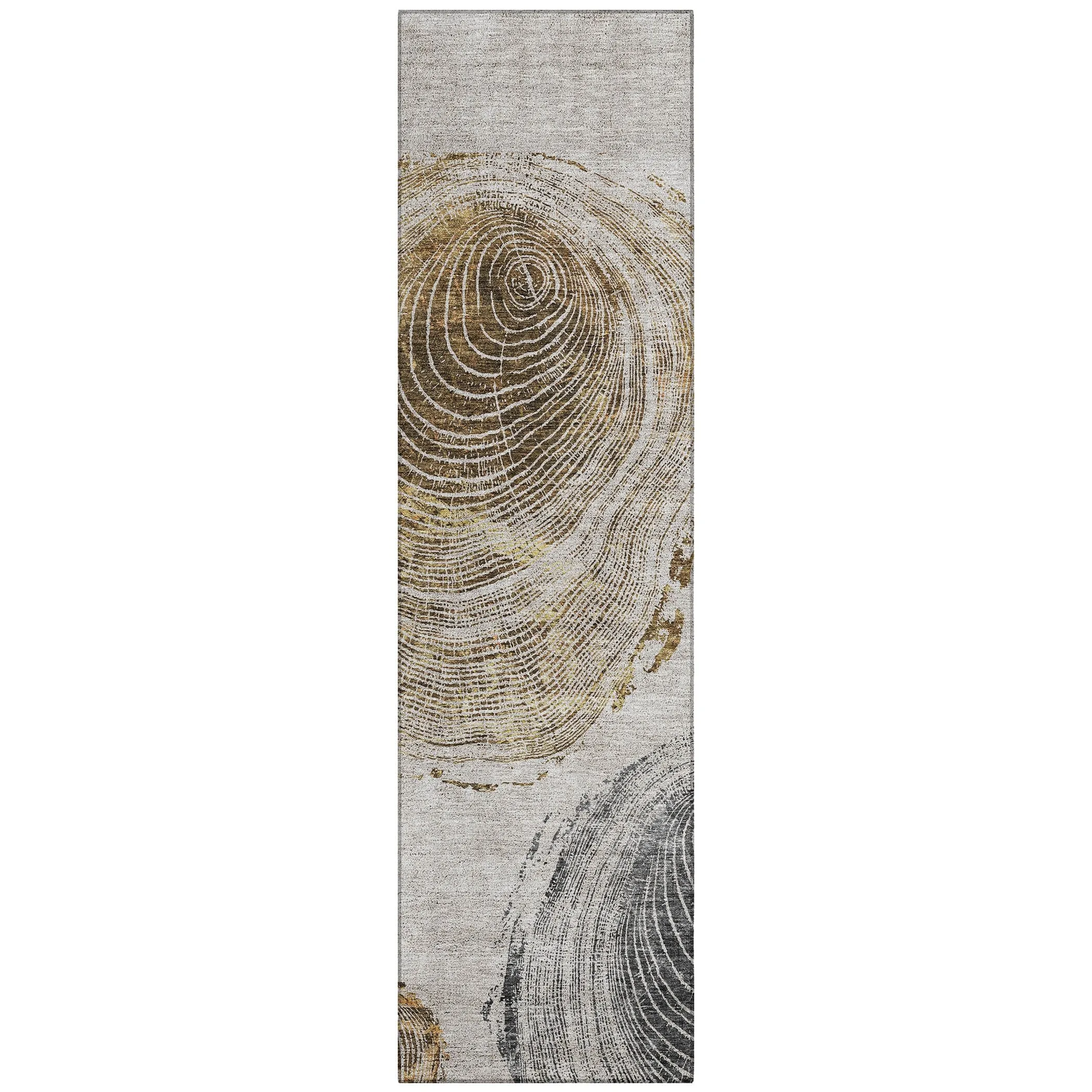 Machine Washable Indoor/ Outdoor Chantille Modern Tree Rug