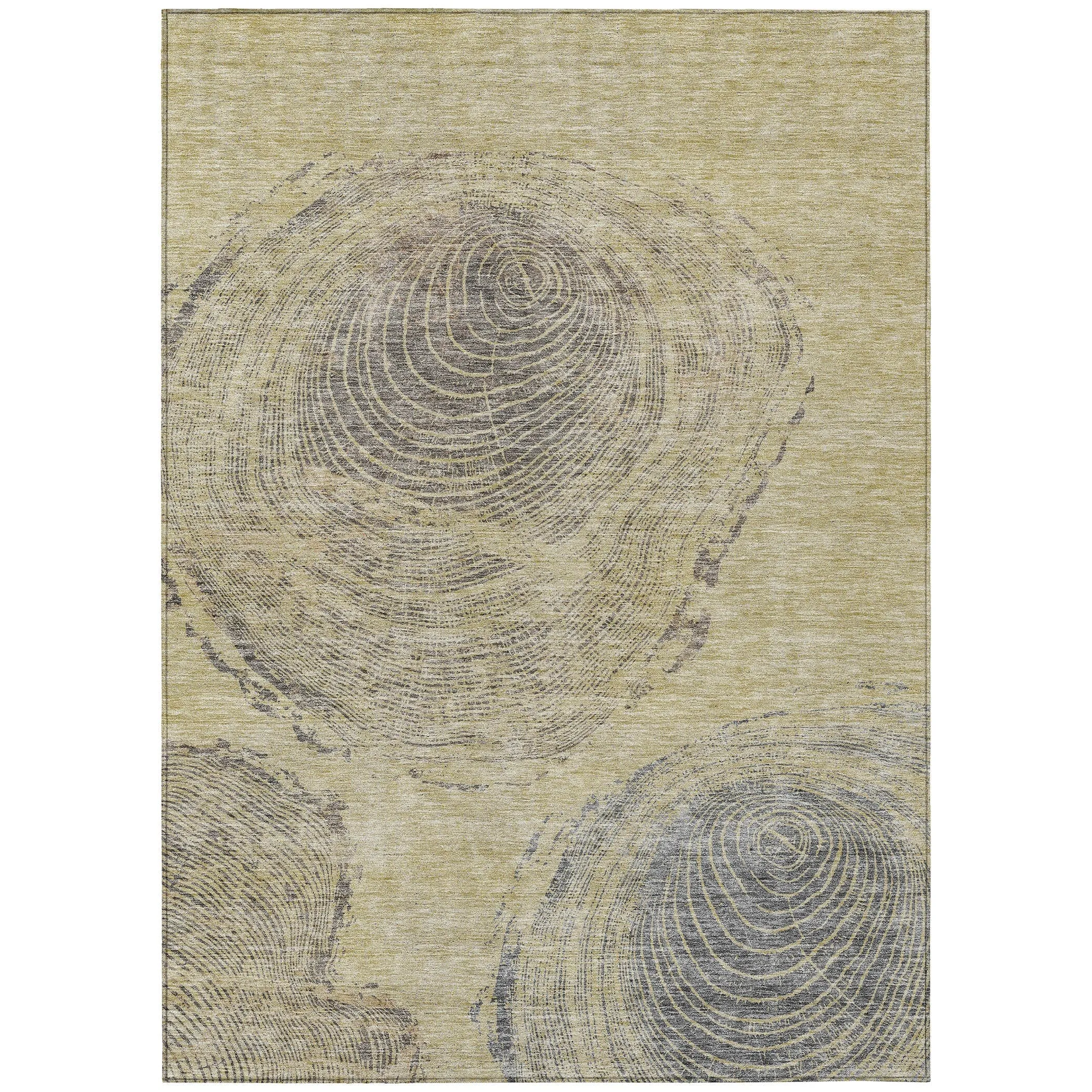 Machine Washable Indoor/ Outdoor Chantille Modern Tree Rug