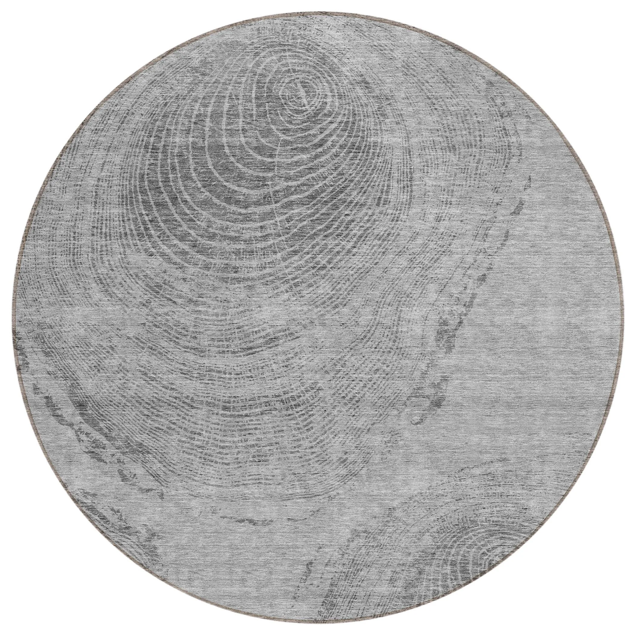 Machine Washable Indoor/ Outdoor Chantille Modern Tree Rug