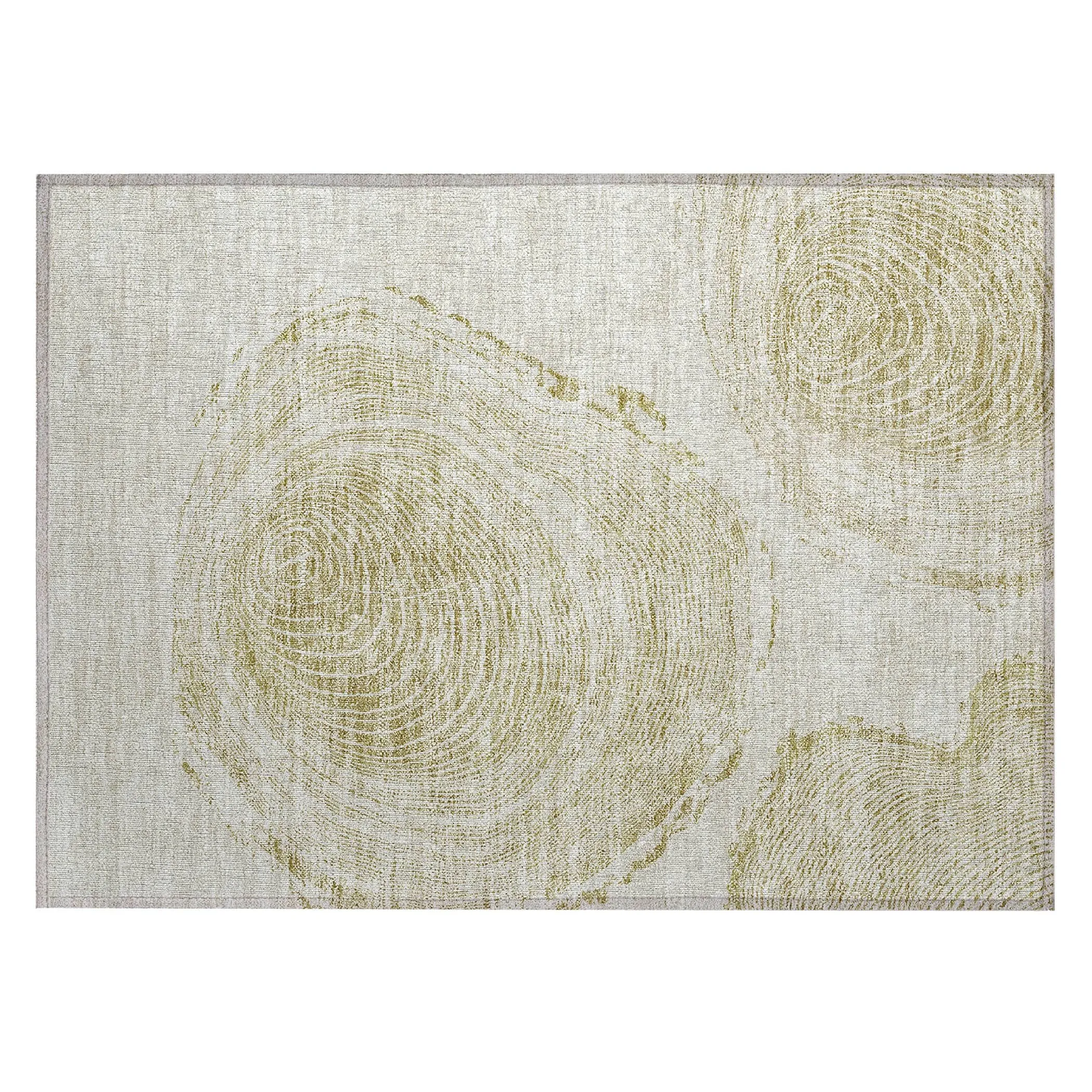 Machine Washable Indoor/ Outdoor Chantille Modern Tree Rug
