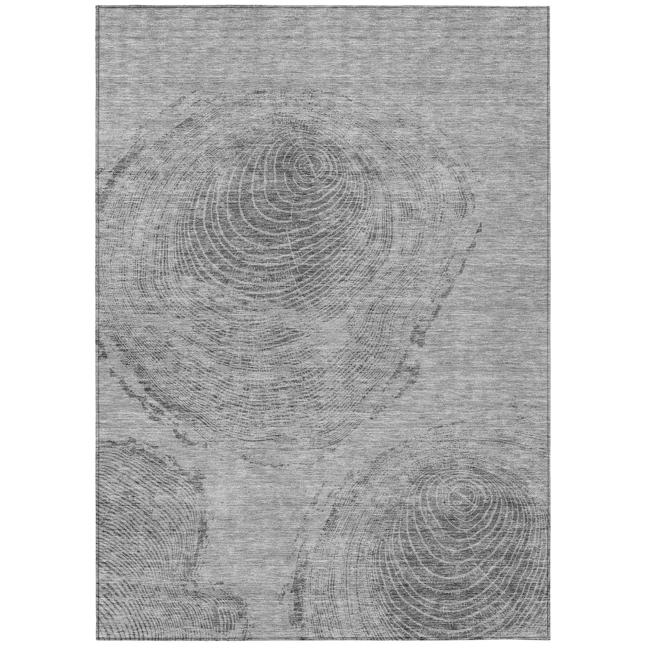 Machine Washable Indoor/ Outdoor Chantille Modern Tree Rug