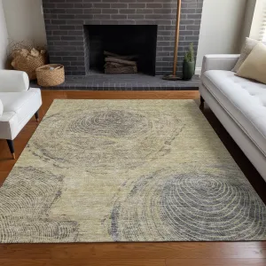 Machine Washable Indoor/ Outdoor Chantille Modern Tree Rug