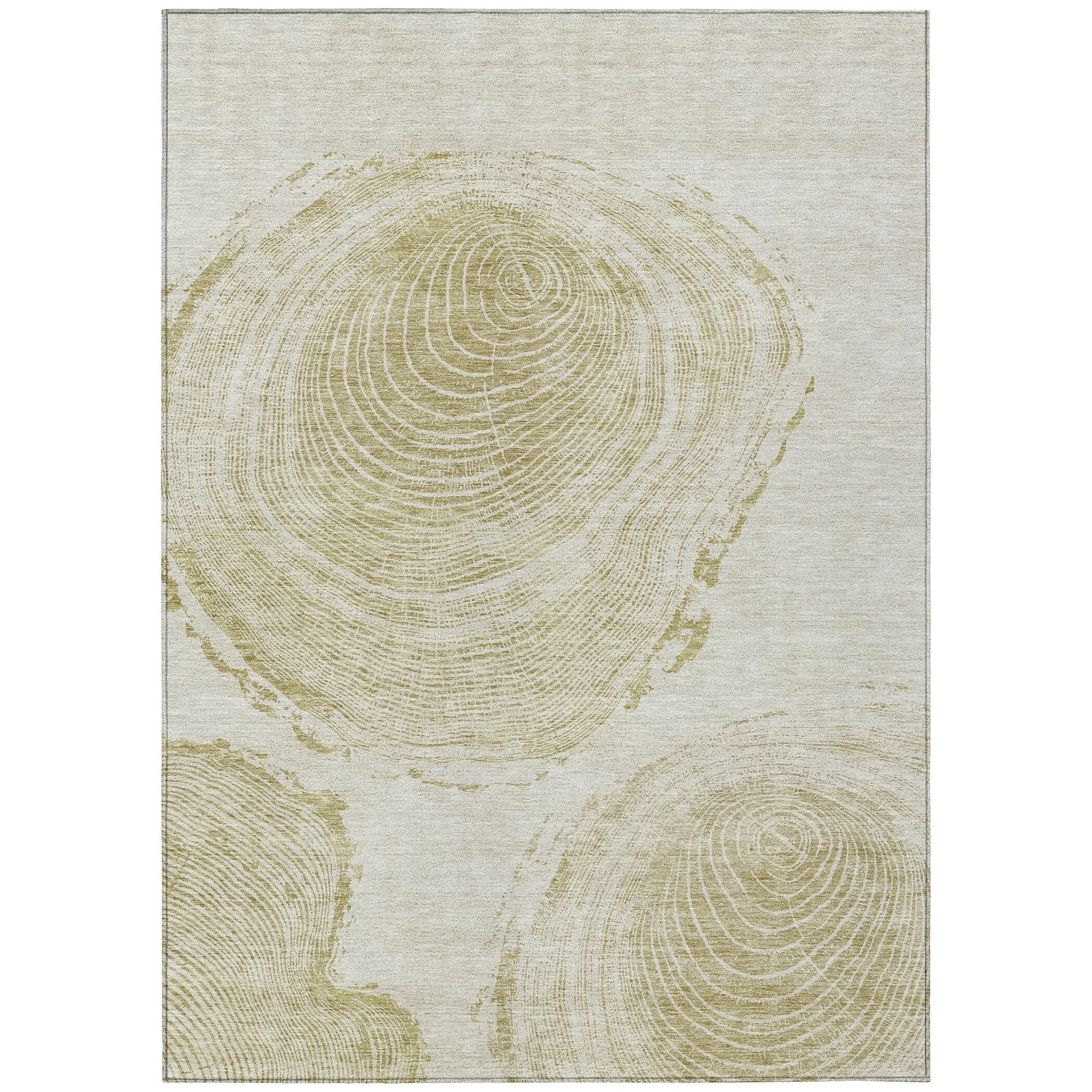 Machine Washable Indoor/ Outdoor Chantille Modern Tree Rug