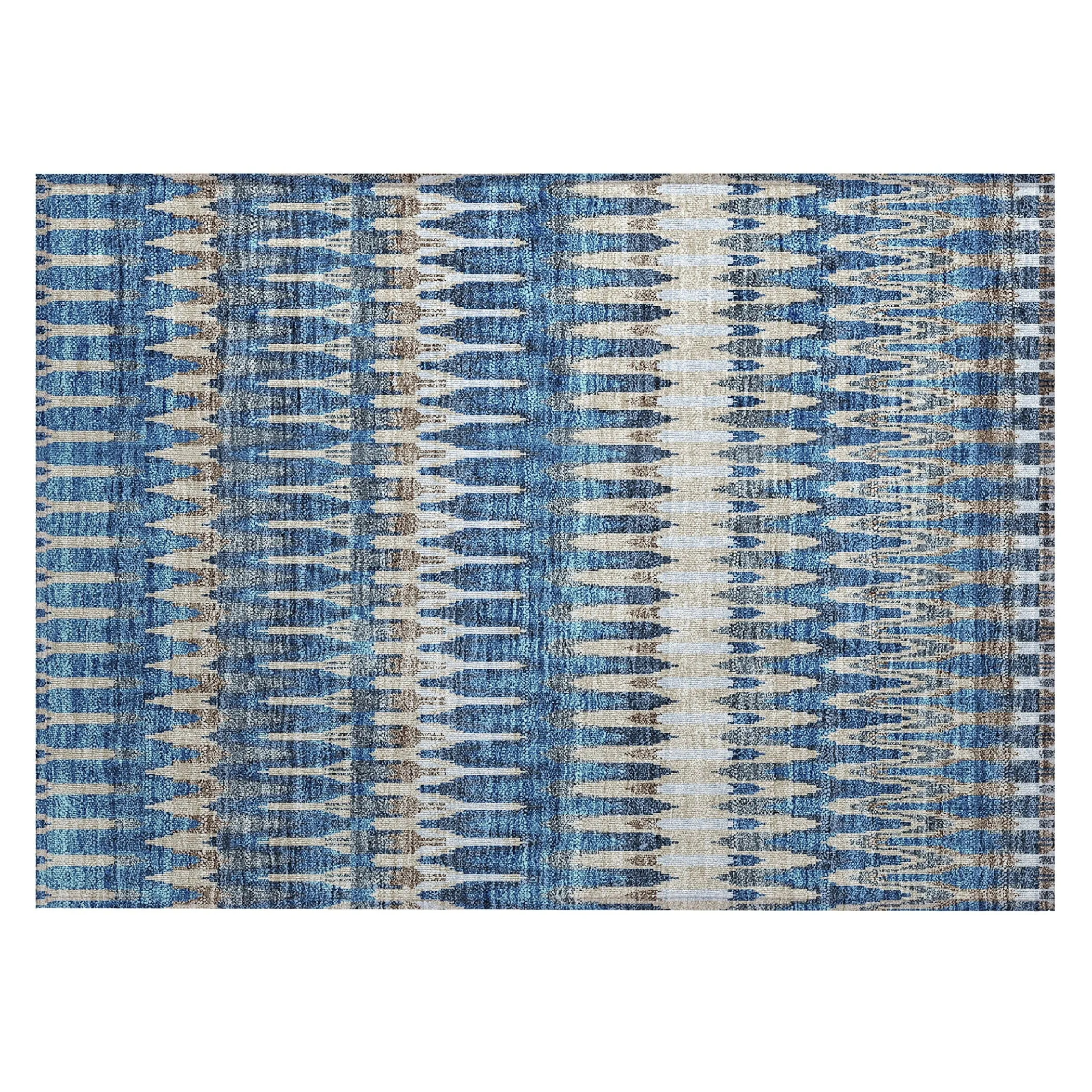 Machine Washable Indoor/ Outdoor Chantille Moroccan Boho Rug