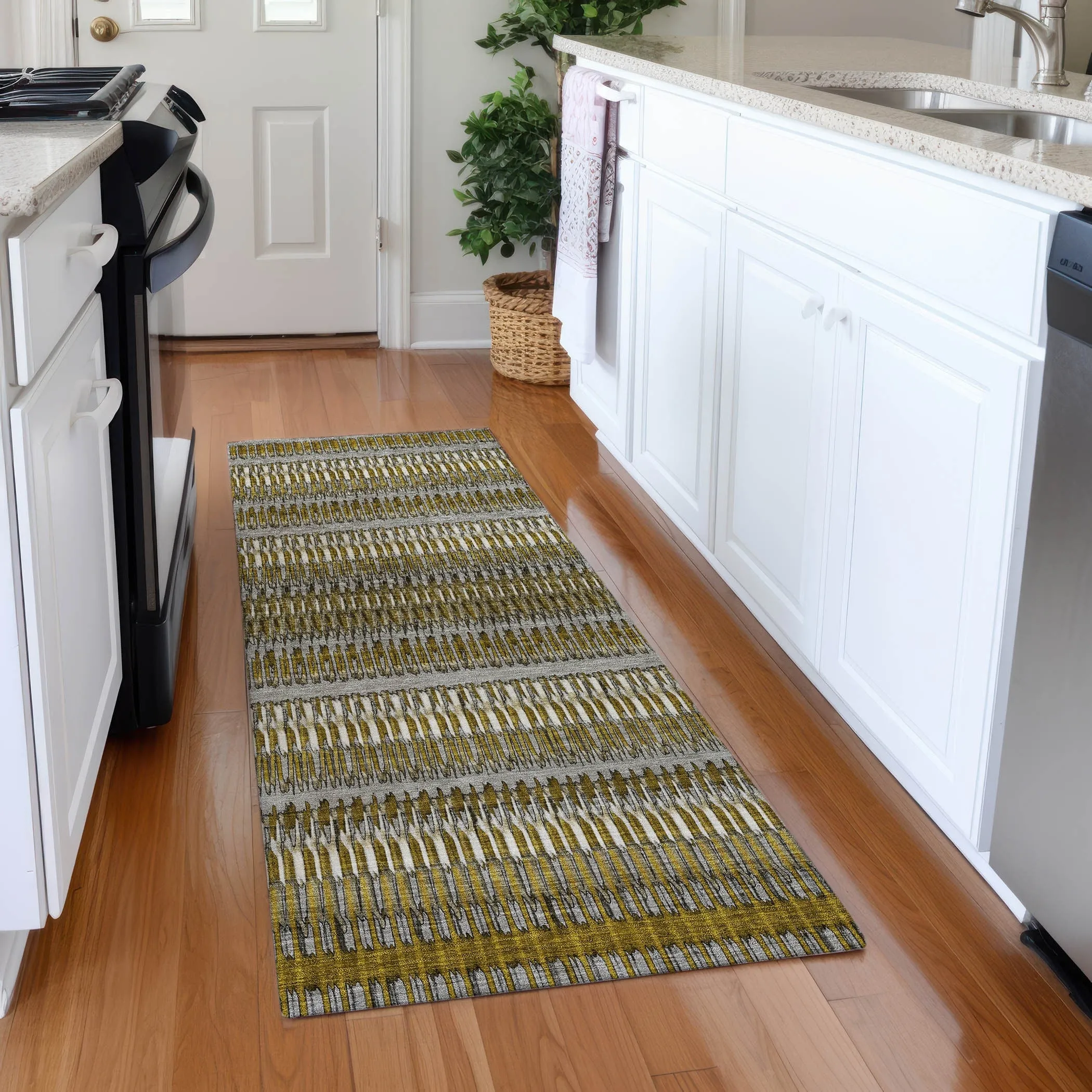 Machine Washable Indoor/ Outdoor Chantille Moroccan Boho Rug