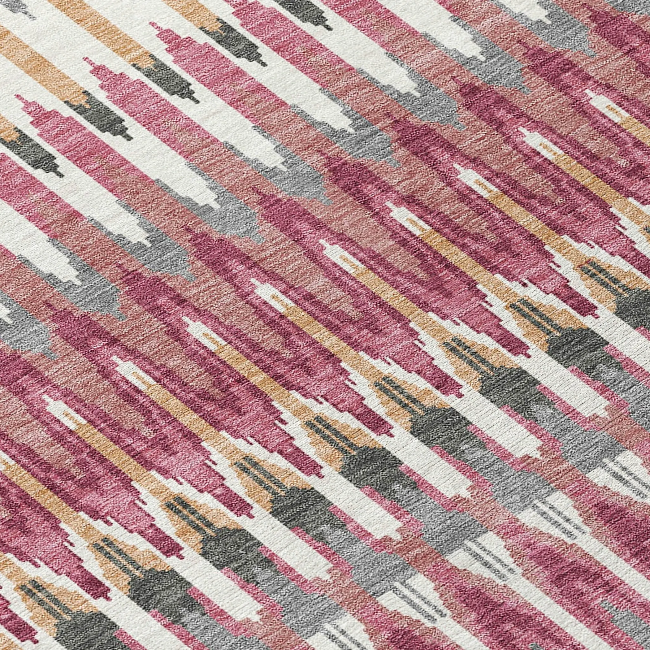 Machine Washable Indoor/ Outdoor Chantille Moroccan Boho Rug