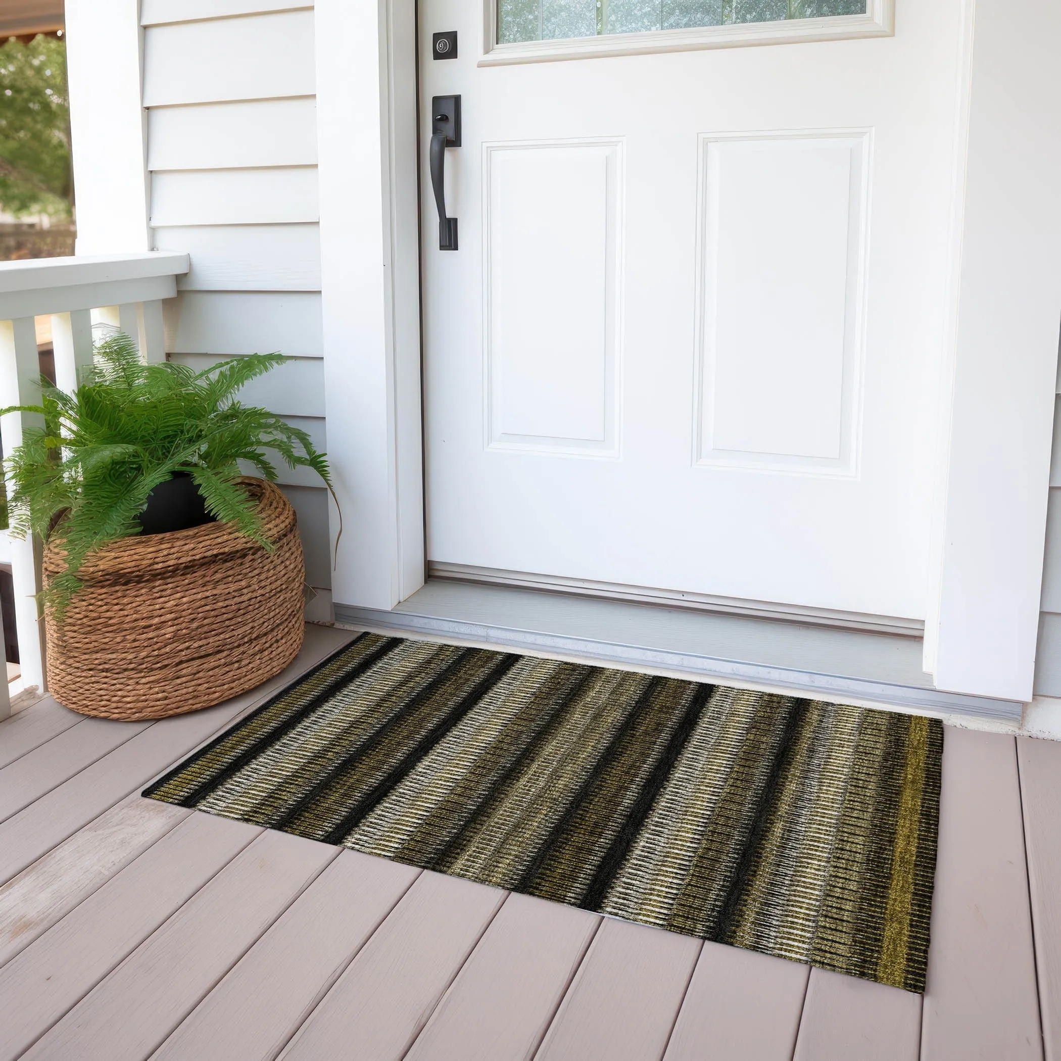 Machine Washable Indoor/ Outdoor Chantille Moroccan Boho Rug