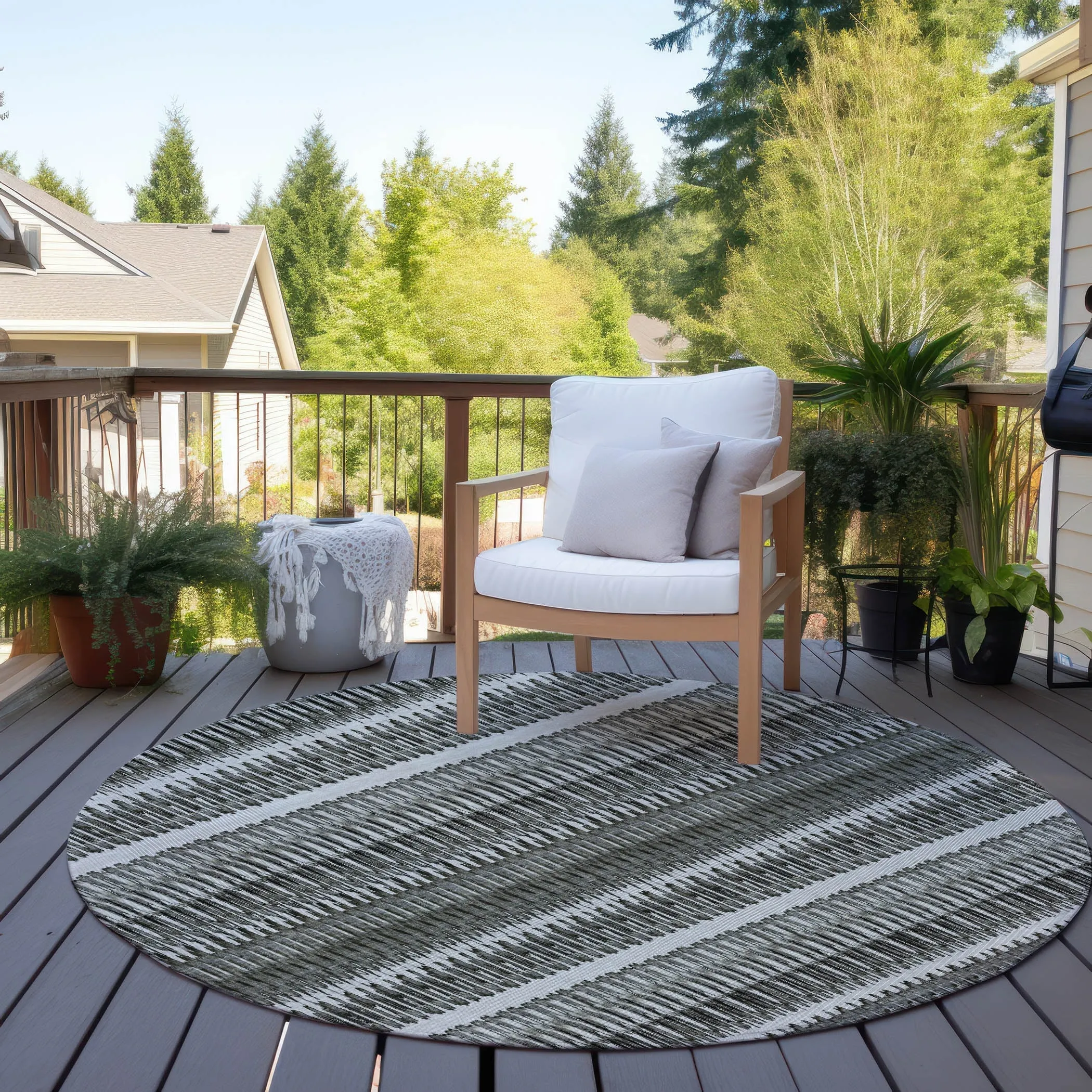 Machine Washable Indoor/ Outdoor Chantille Moroccan Boho Rug