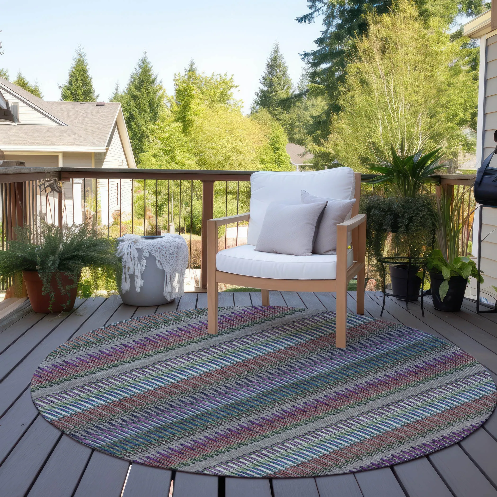 Machine Washable Indoor/ Outdoor Chantille Moroccan Boho Rug
