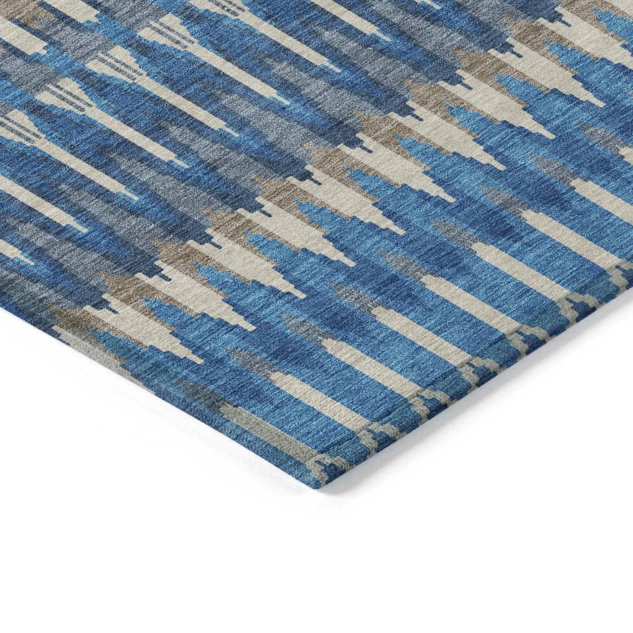 Machine Washable Indoor/ Outdoor Chantille Moroccan Boho Rug
