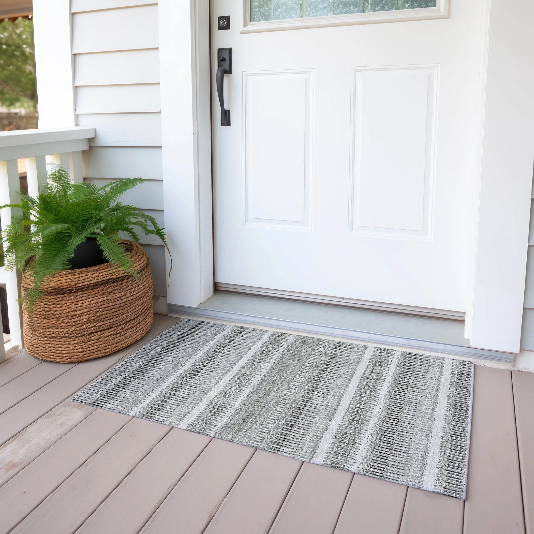 Machine Washable Indoor/ Outdoor Chantille Moroccan Boho Rug