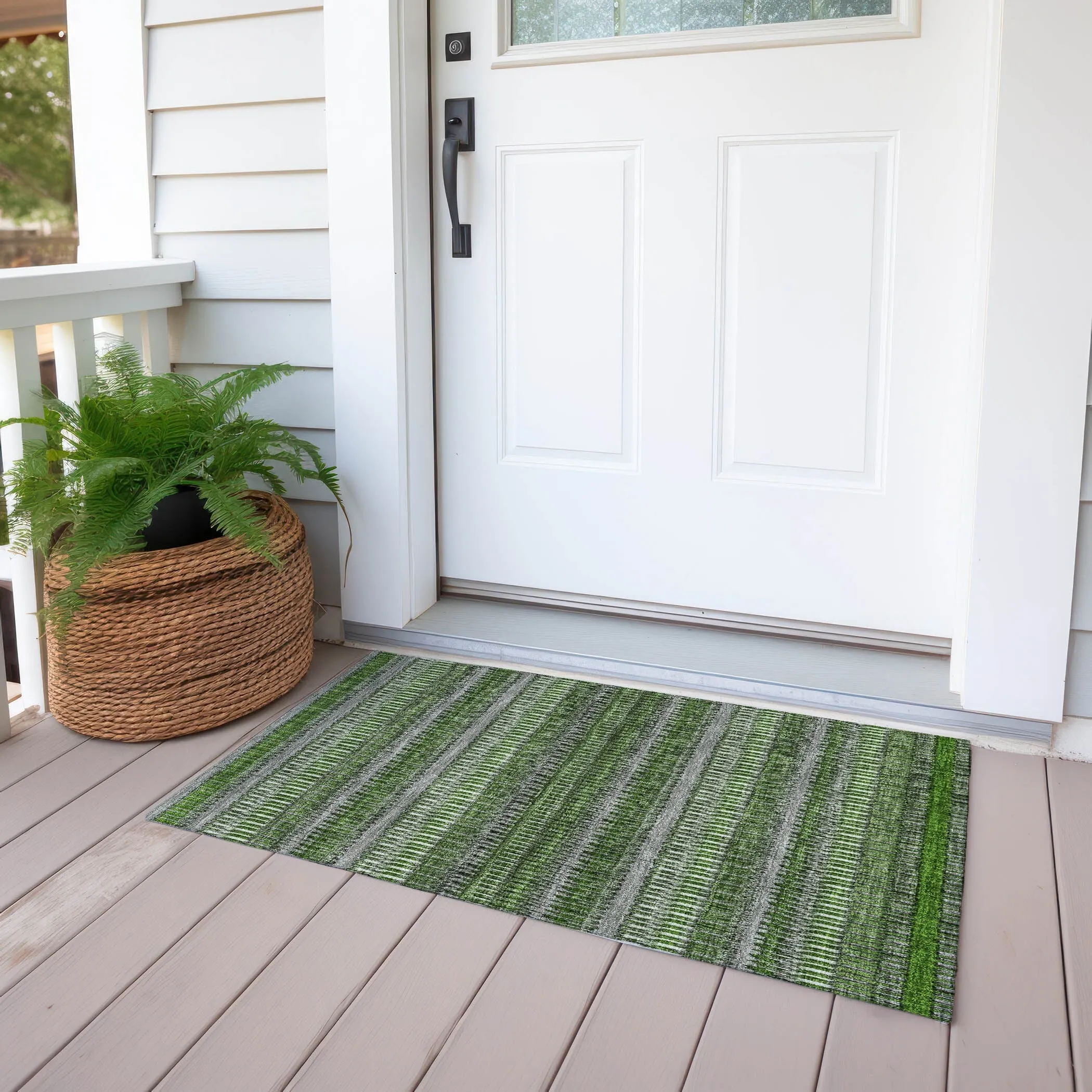Machine Washable Indoor/ Outdoor Chantille Moroccan Boho Rug