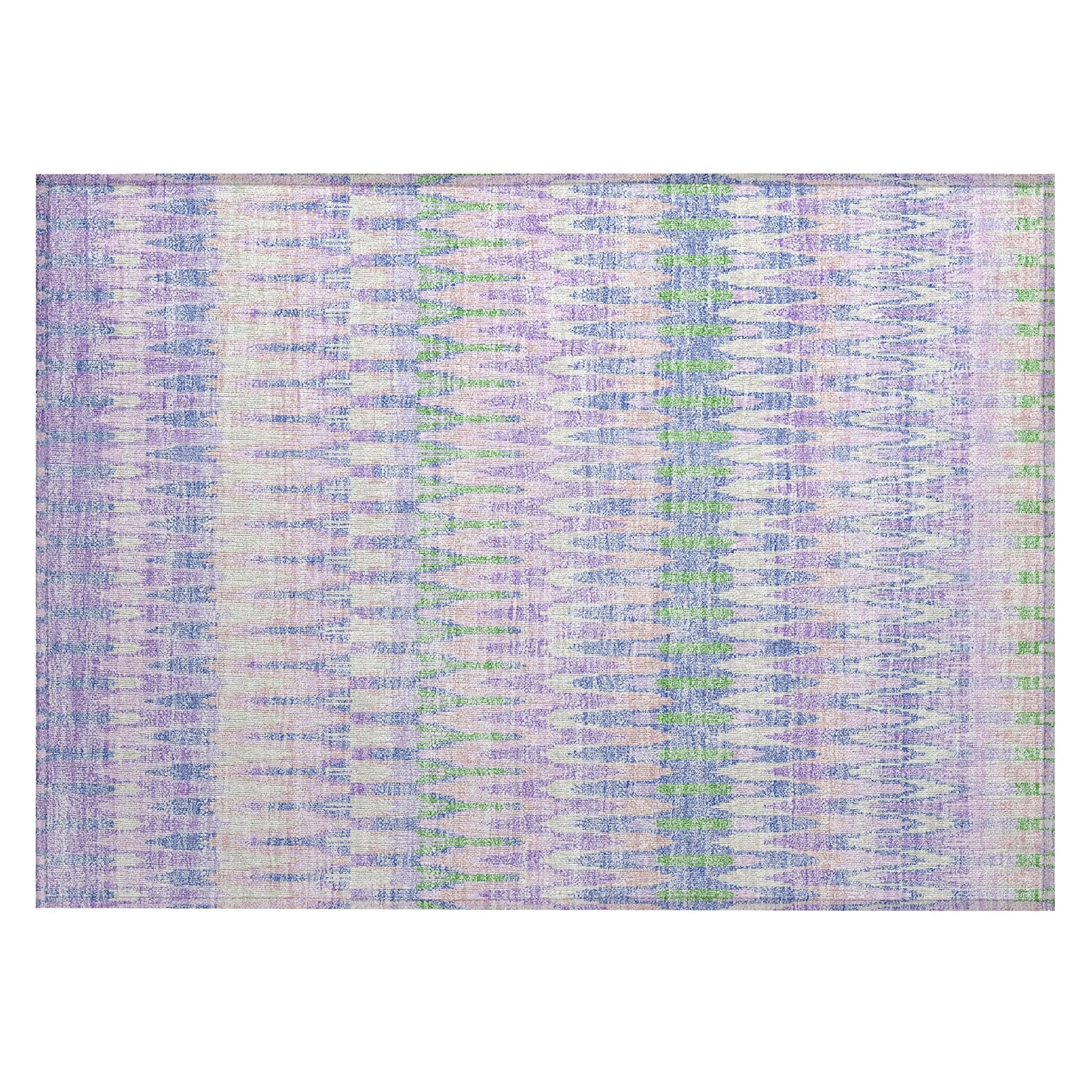 Machine Washable Indoor/ Outdoor Chantille Moroccan Boho Rug
