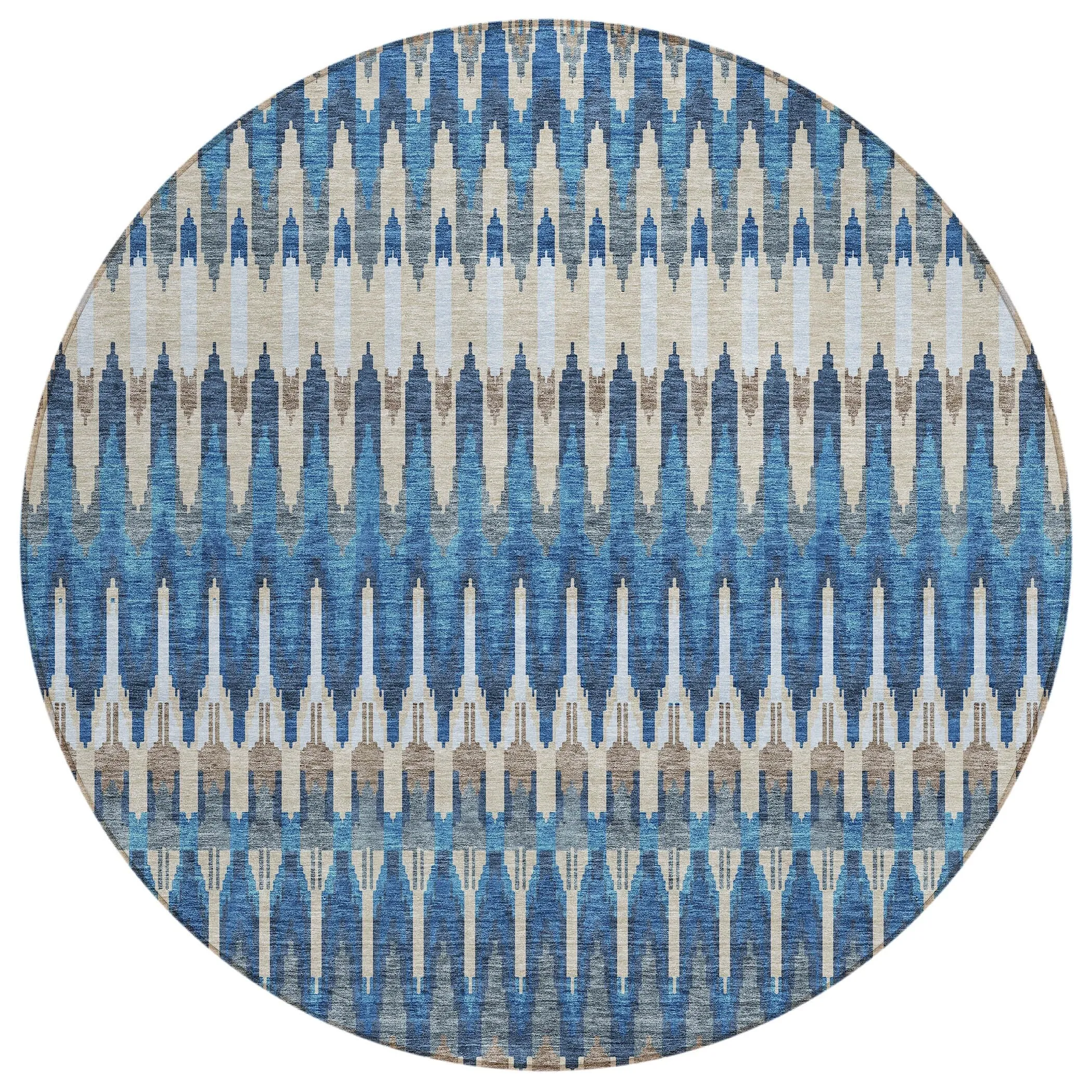Machine Washable Indoor/ Outdoor Chantille Moroccan Boho Rug
