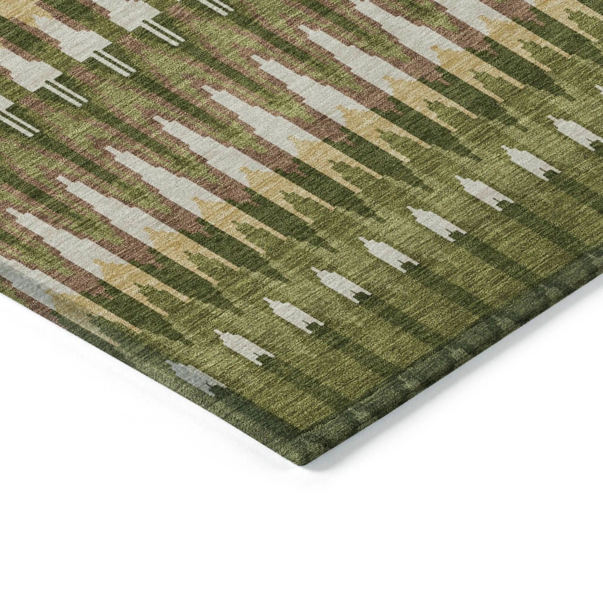 Machine Washable Indoor/ Outdoor Chantille Moroccan Boho Rug