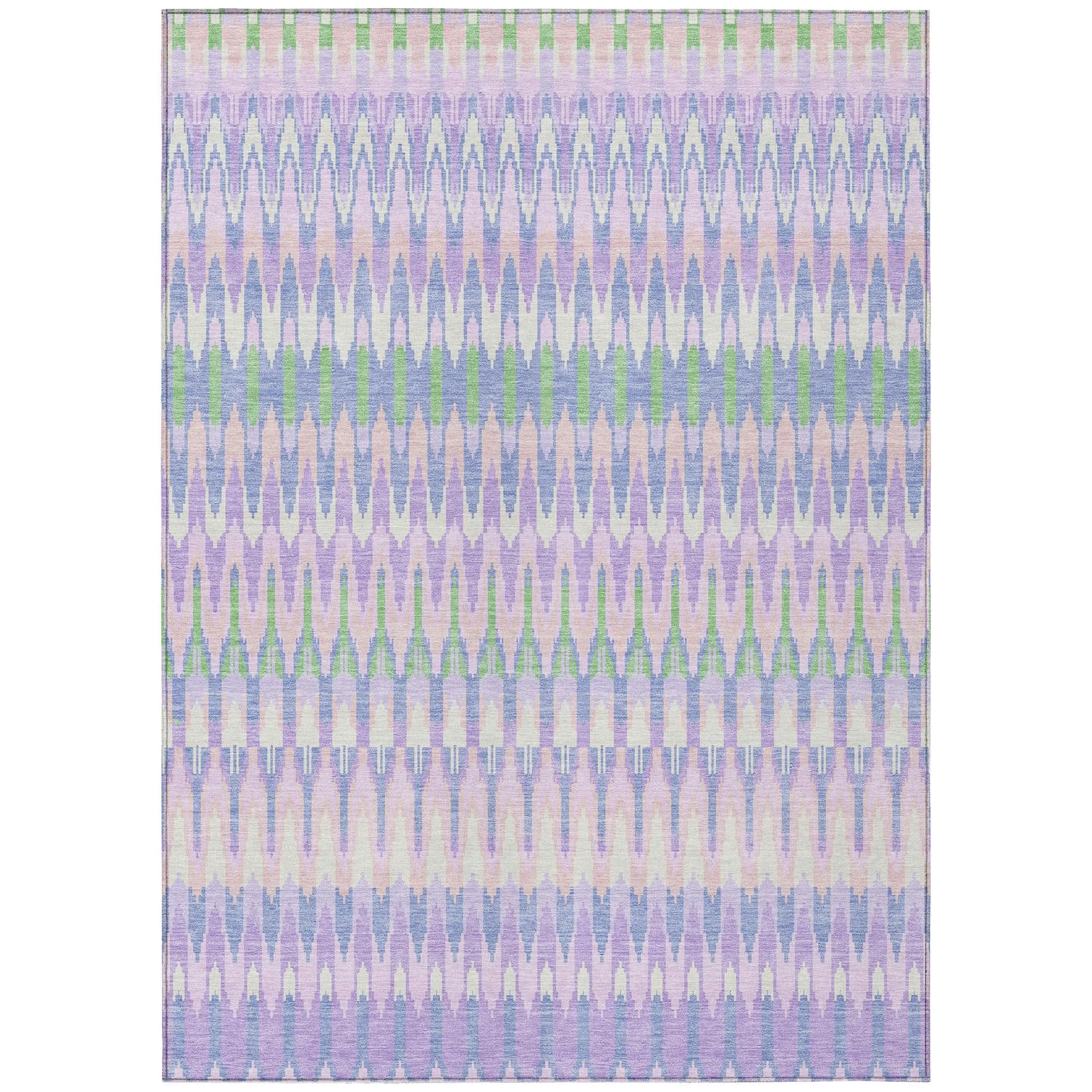 Machine Washable Indoor/ Outdoor Chantille Moroccan Boho Rug