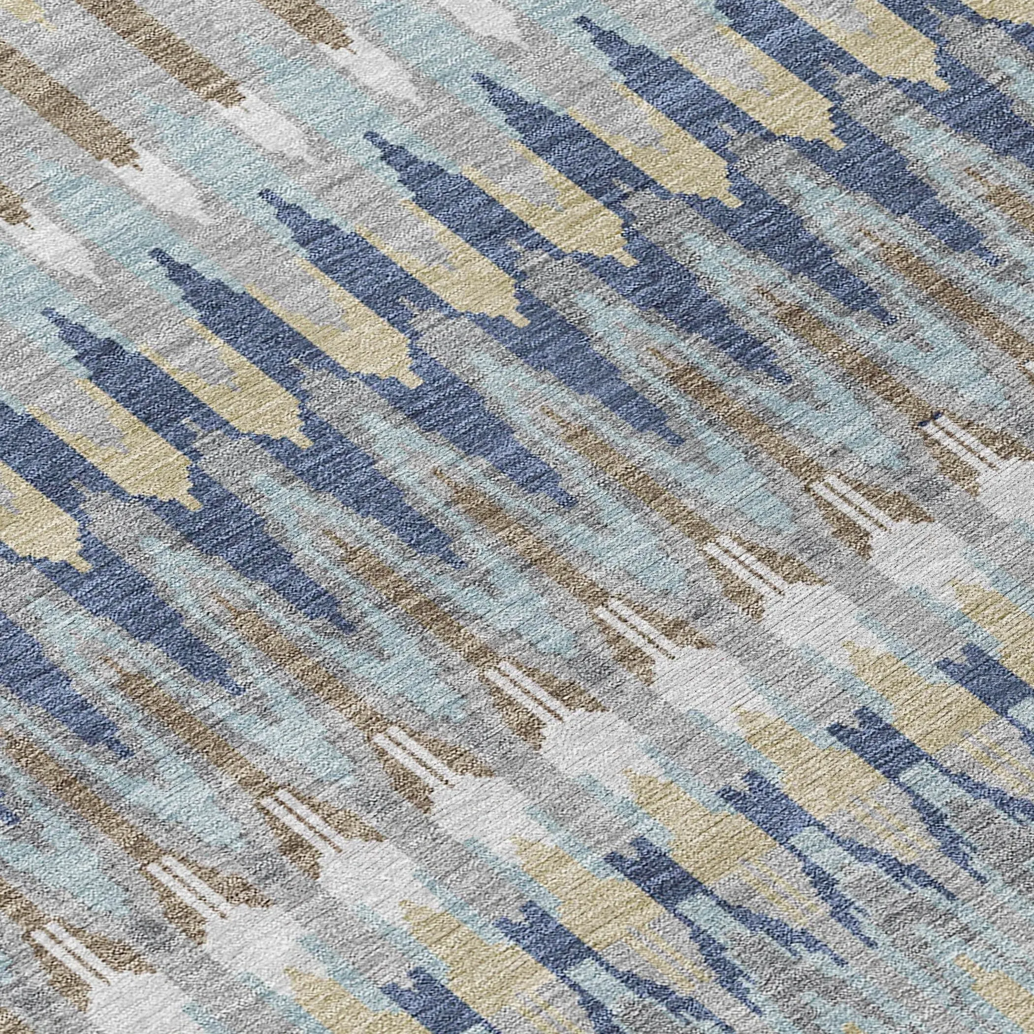Machine Washable Indoor/ Outdoor Chantille Moroccan Boho Rug