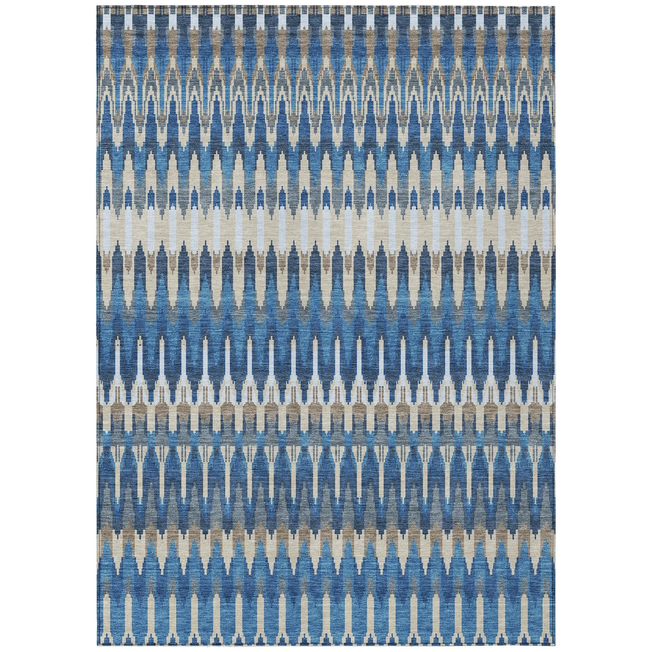 Machine Washable Indoor/ Outdoor Chantille Moroccan Boho Rug