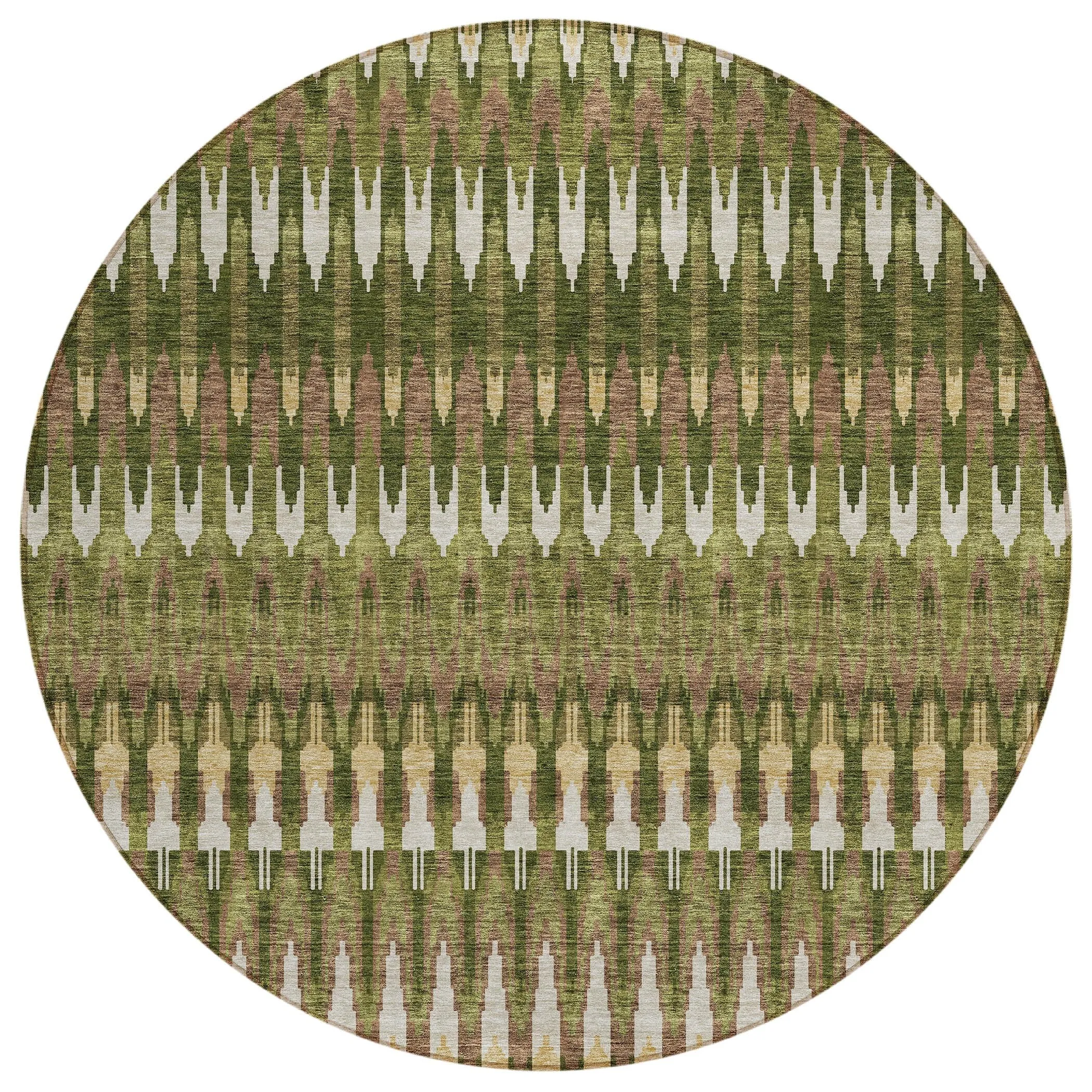 Machine Washable Indoor/ Outdoor Chantille Moroccan Boho Rug