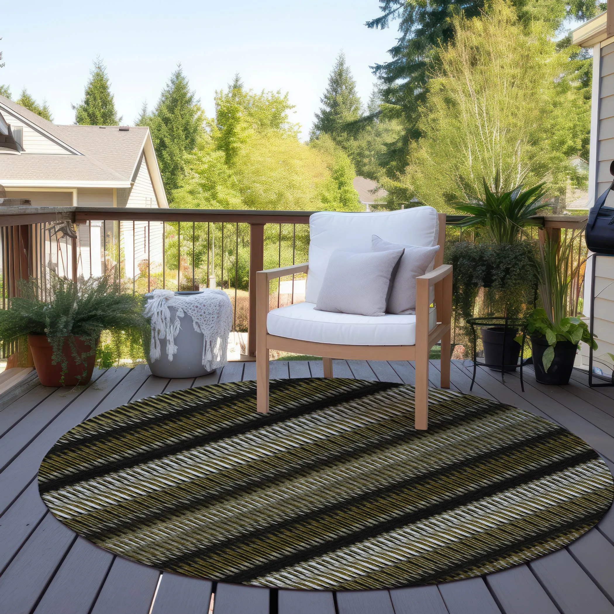 Machine Washable Indoor/ Outdoor Chantille Moroccan Boho Rug