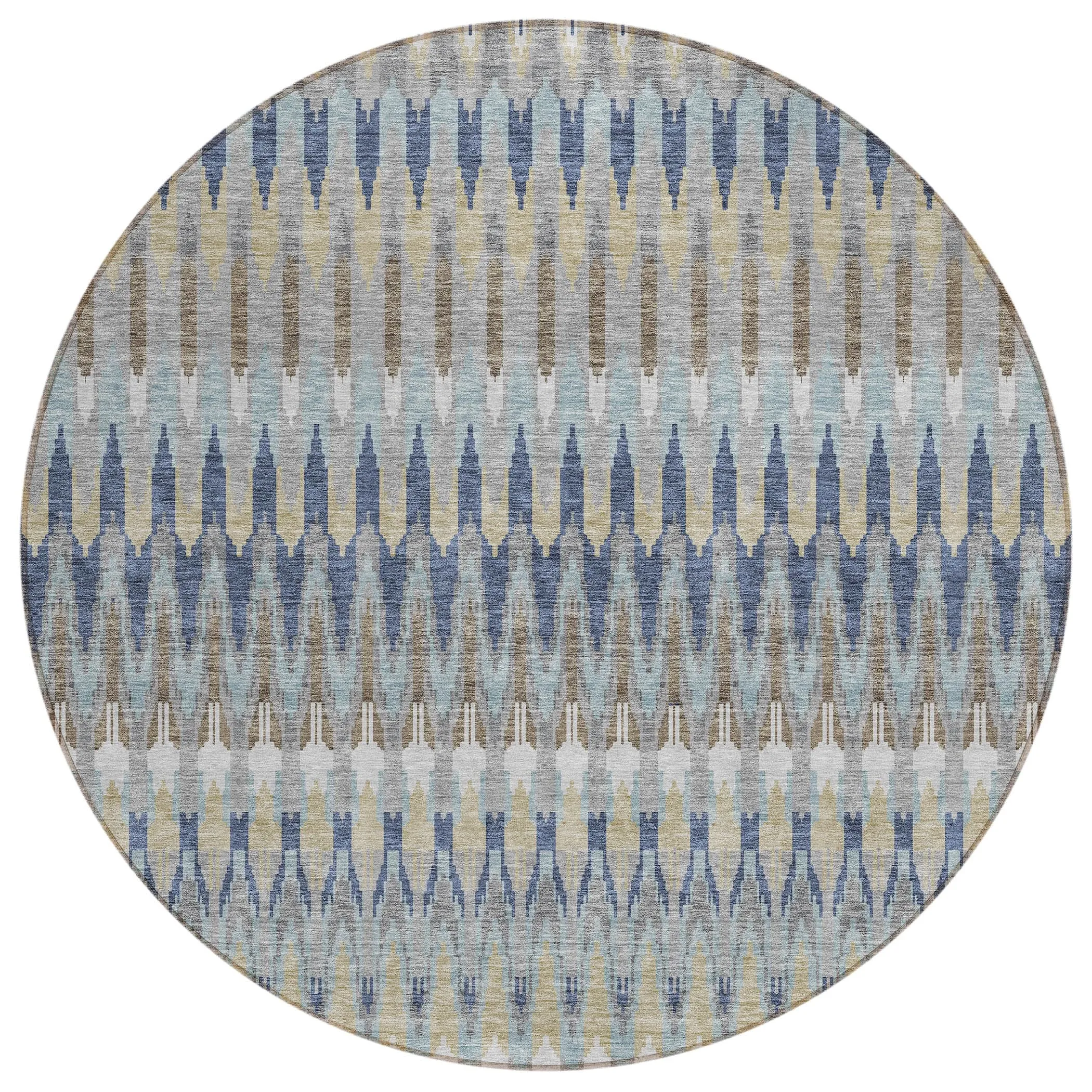 Machine Washable Indoor/ Outdoor Chantille Moroccan Boho Rug