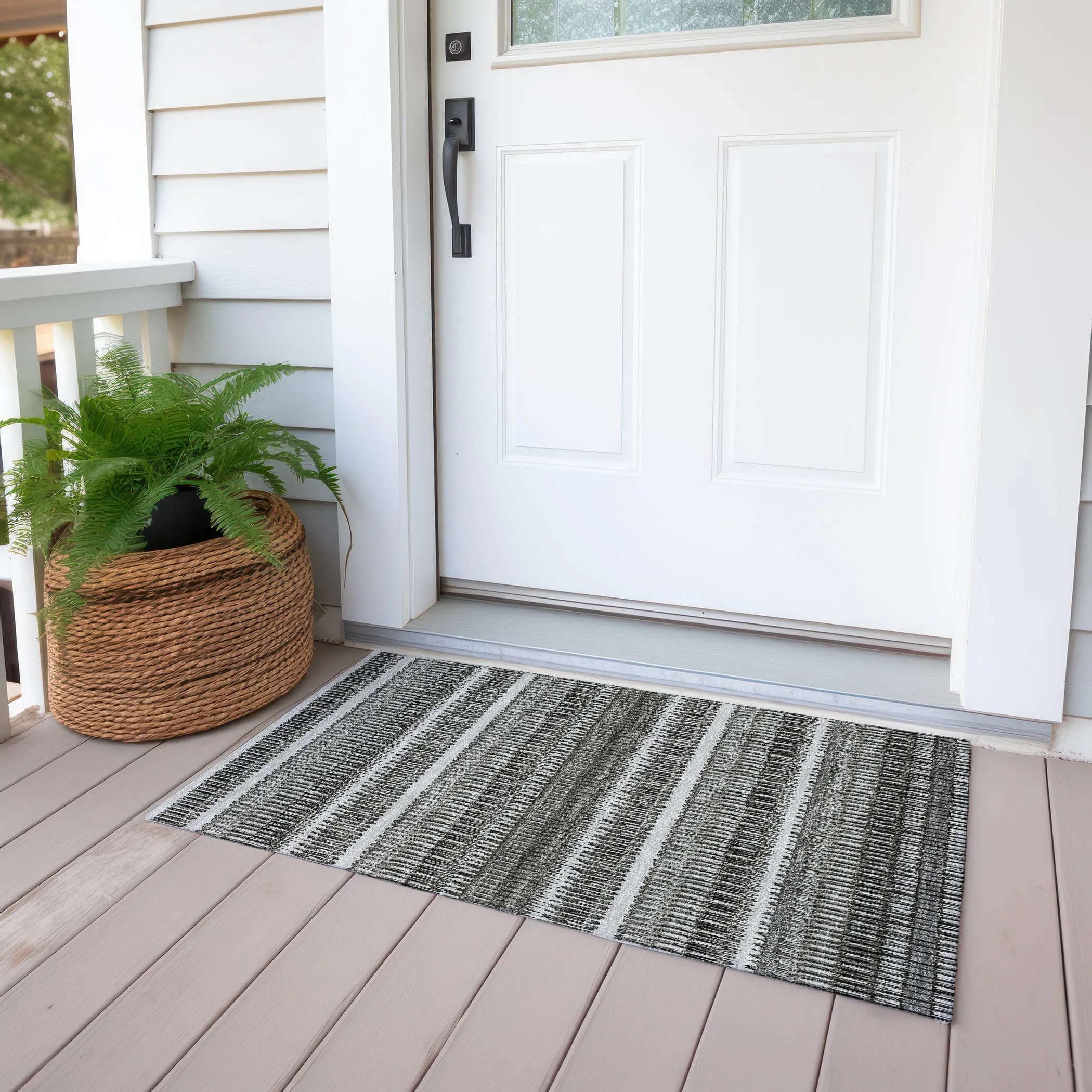 Machine Washable Indoor/ Outdoor Chantille Moroccan Boho Rug