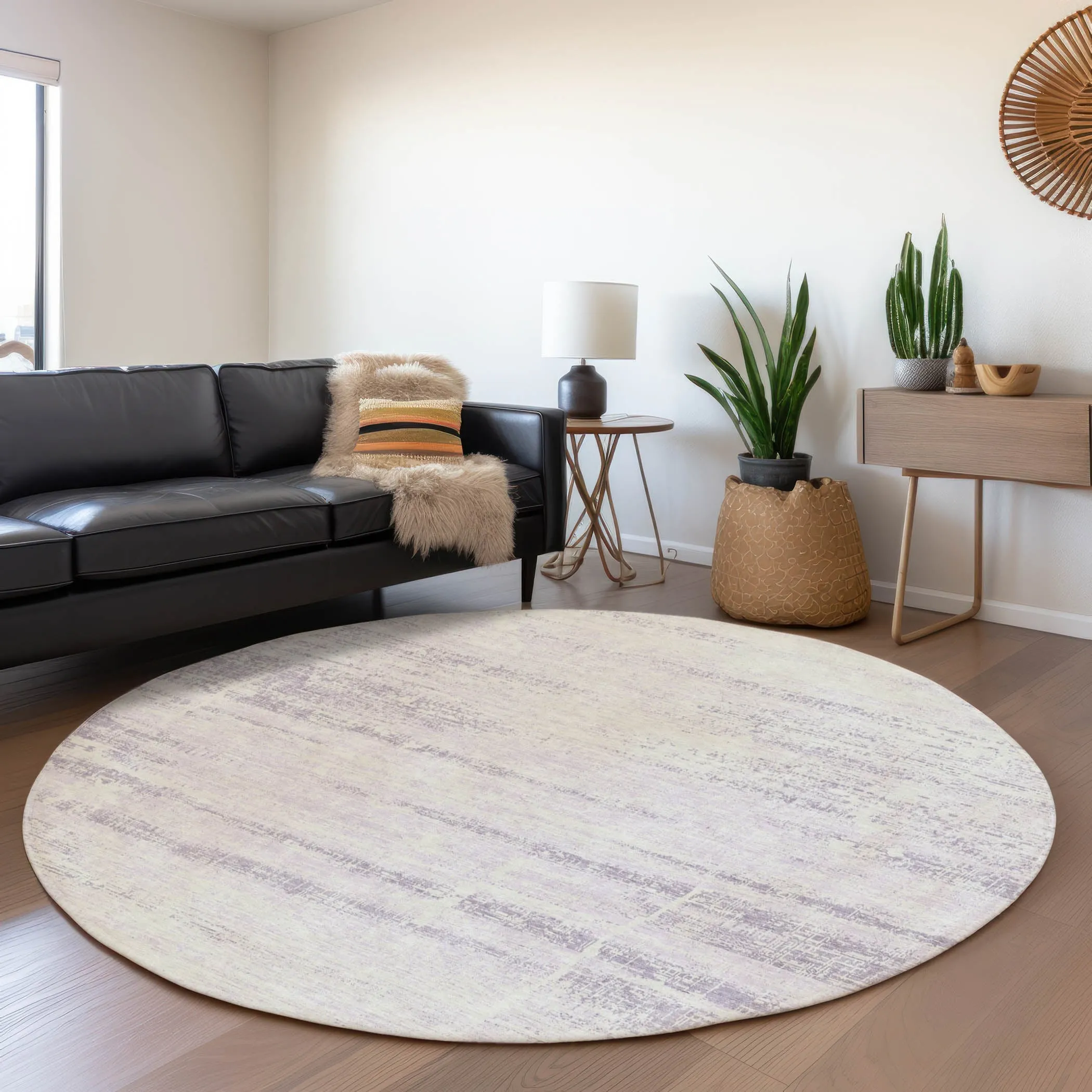 Machine Washable Indoor/ Outdoor Chantille Ombre Solid Rug