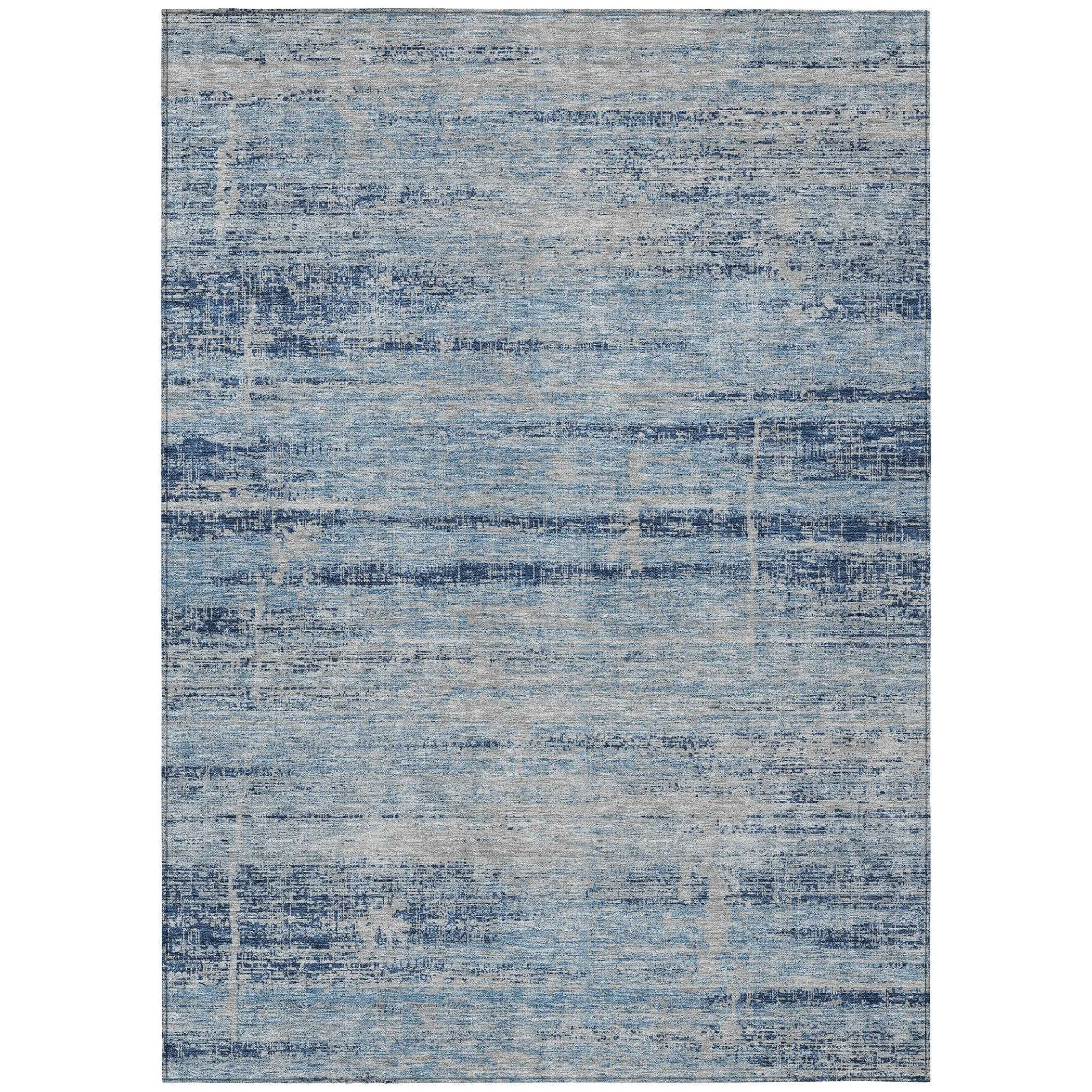 Machine Washable Indoor/ Outdoor Chantille Ombre Solid Rug