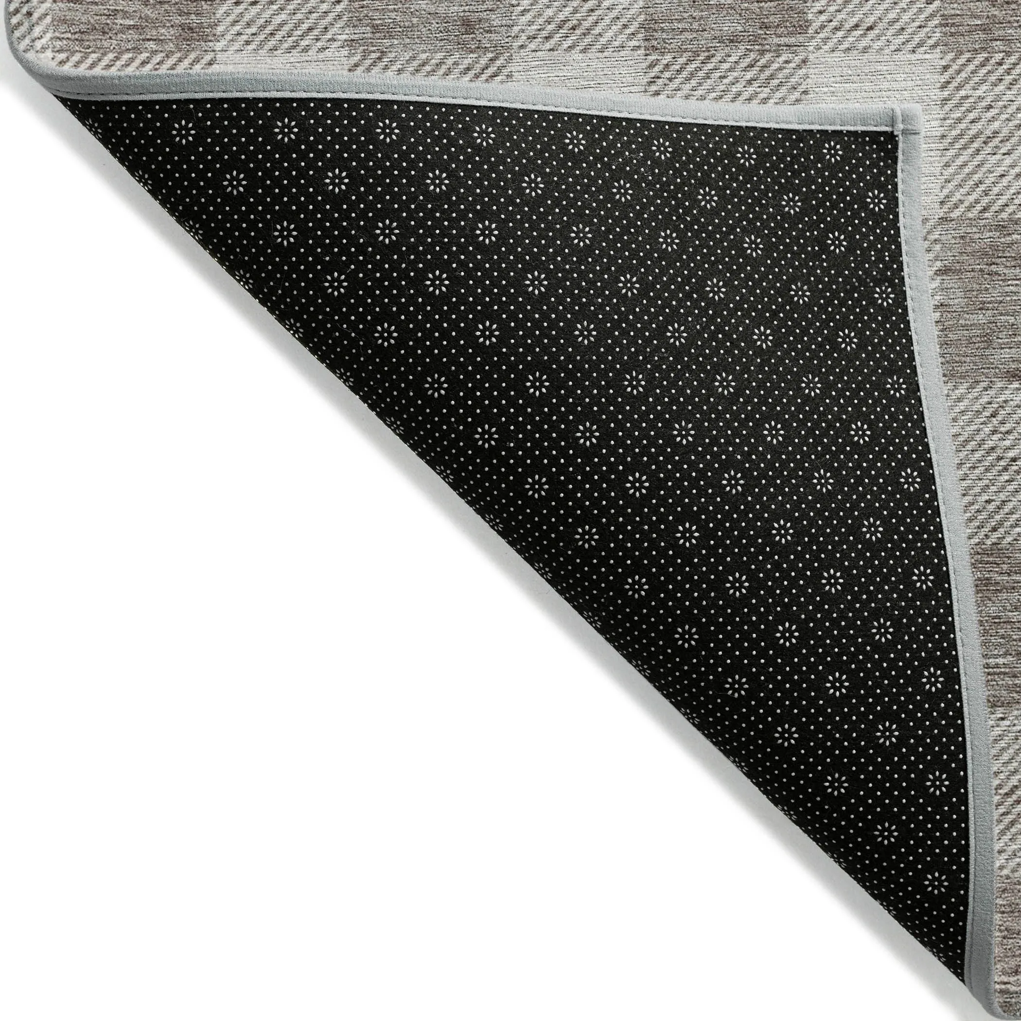 Machine Washable Indoor/ Outdoor Chantille Plaid Rug