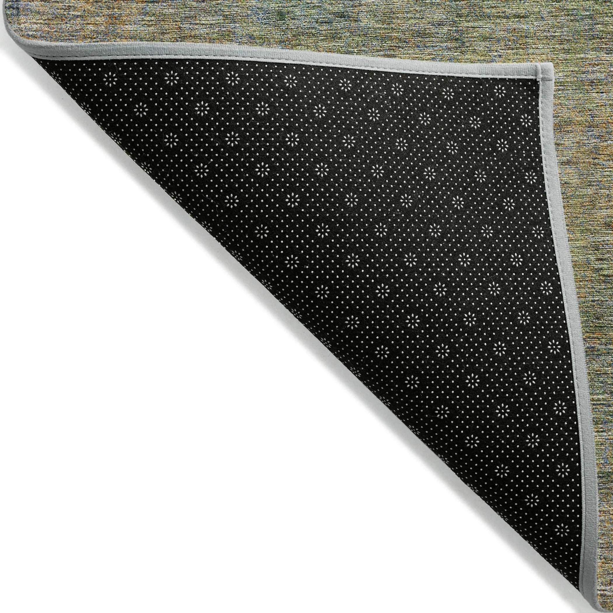Machine Washable Indoor/ Outdoor Chantille Solid Ombre Rug