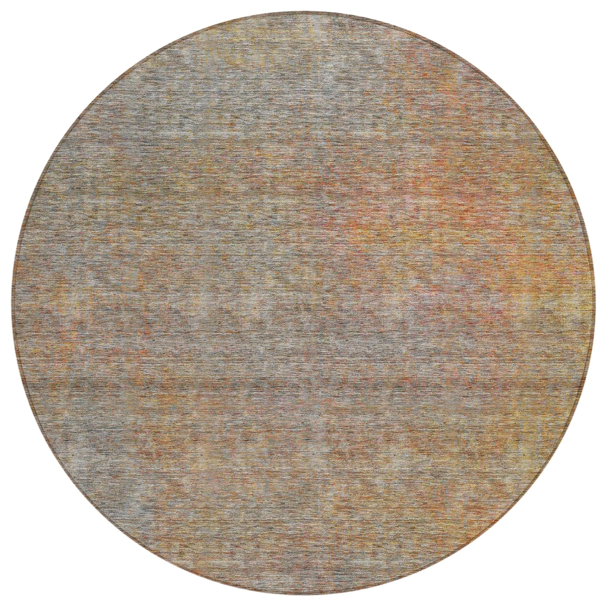 Machine Washable Indoor/ Outdoor Chantille Solid Ombre Rug