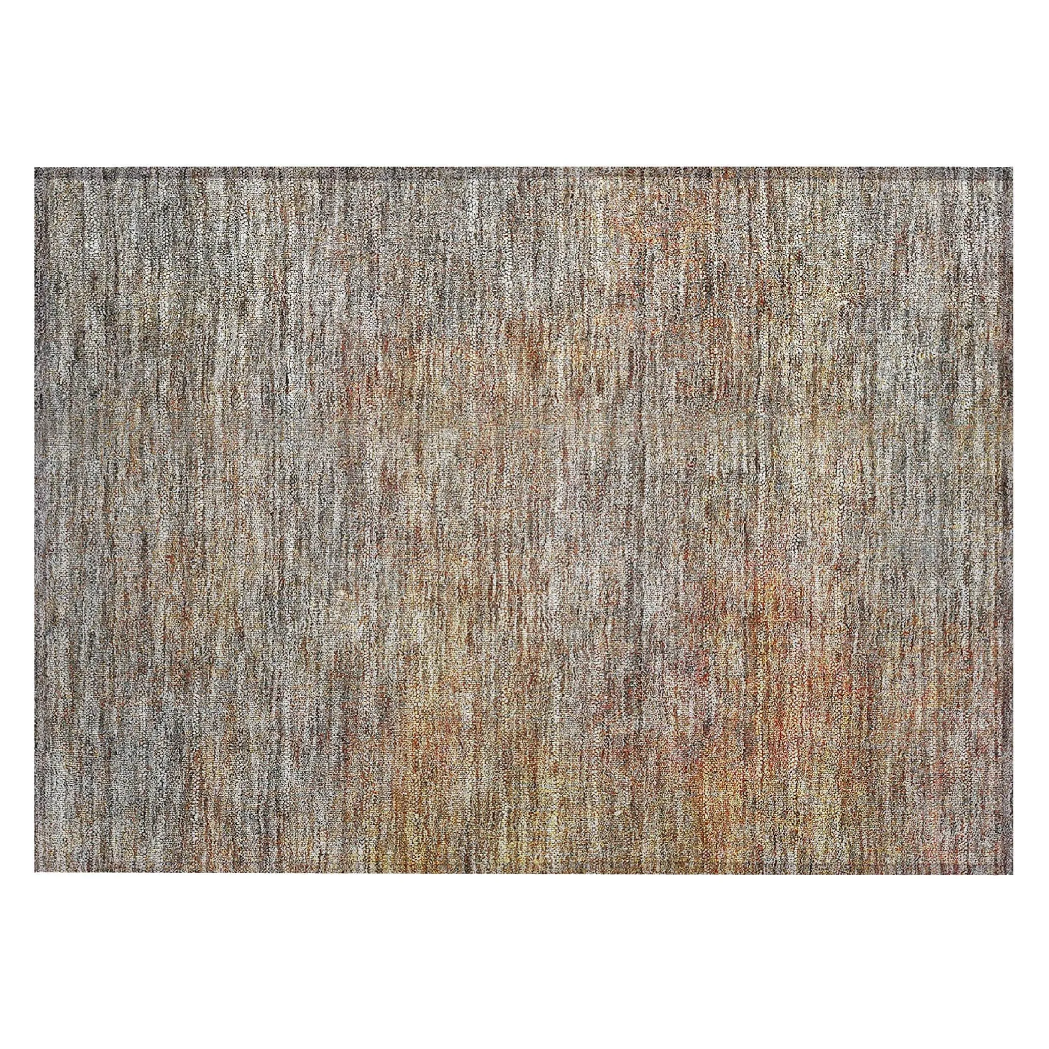 Machine Washable Indoor/ Outdoor Chantille Solid Ombre Rug