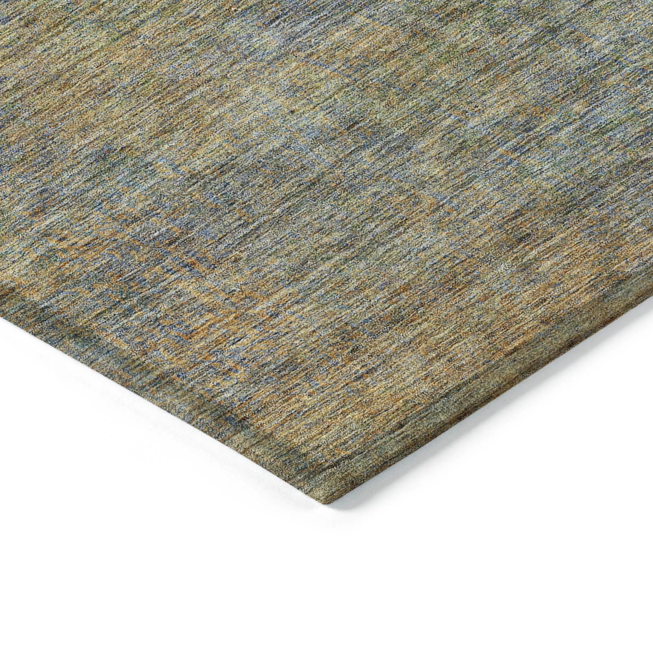 Machine Washable Indoor/ Outdoor Chantille Solid Ombre Rug