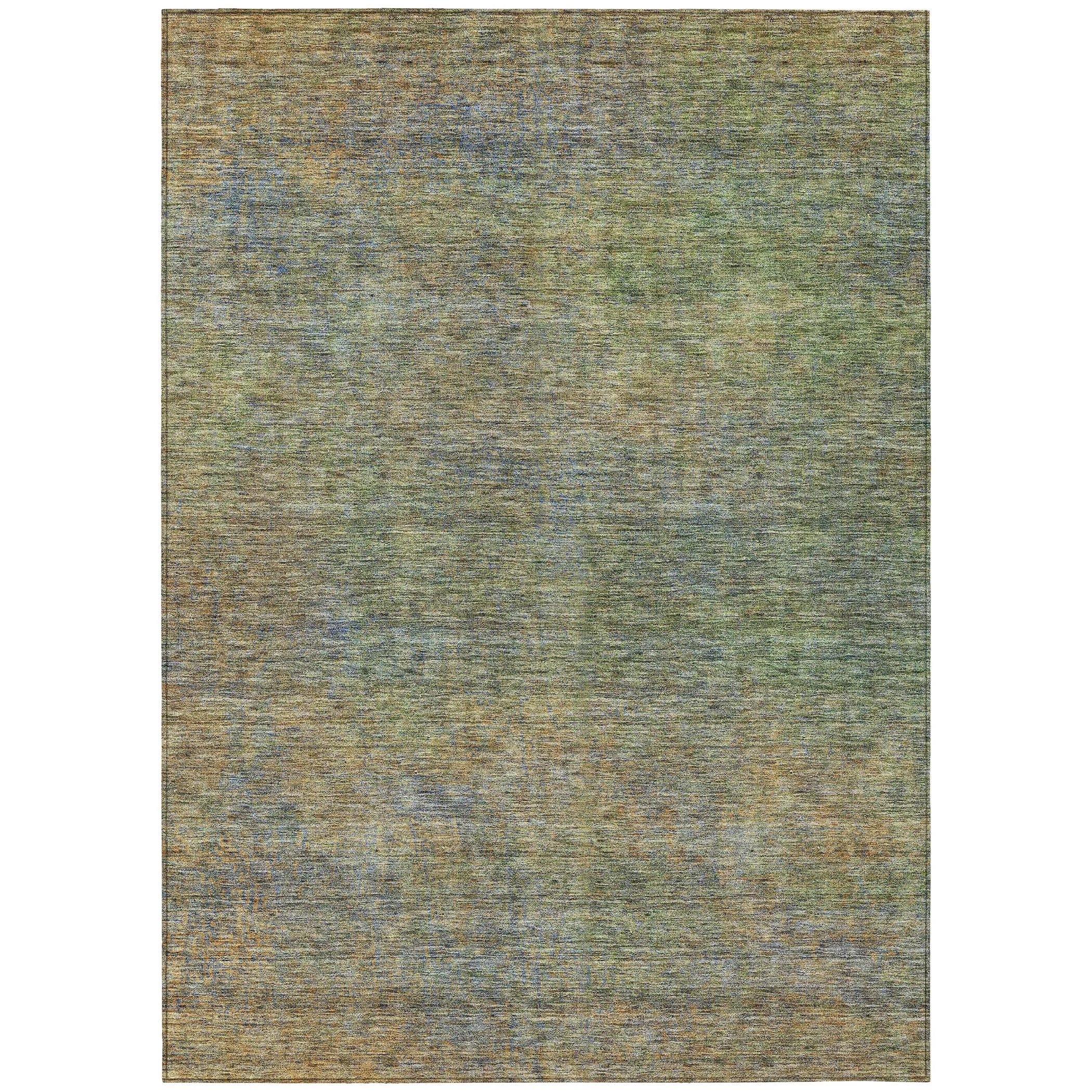 Machine Washable Indoor/ Outdoor Chantille Solid Ombre Rug