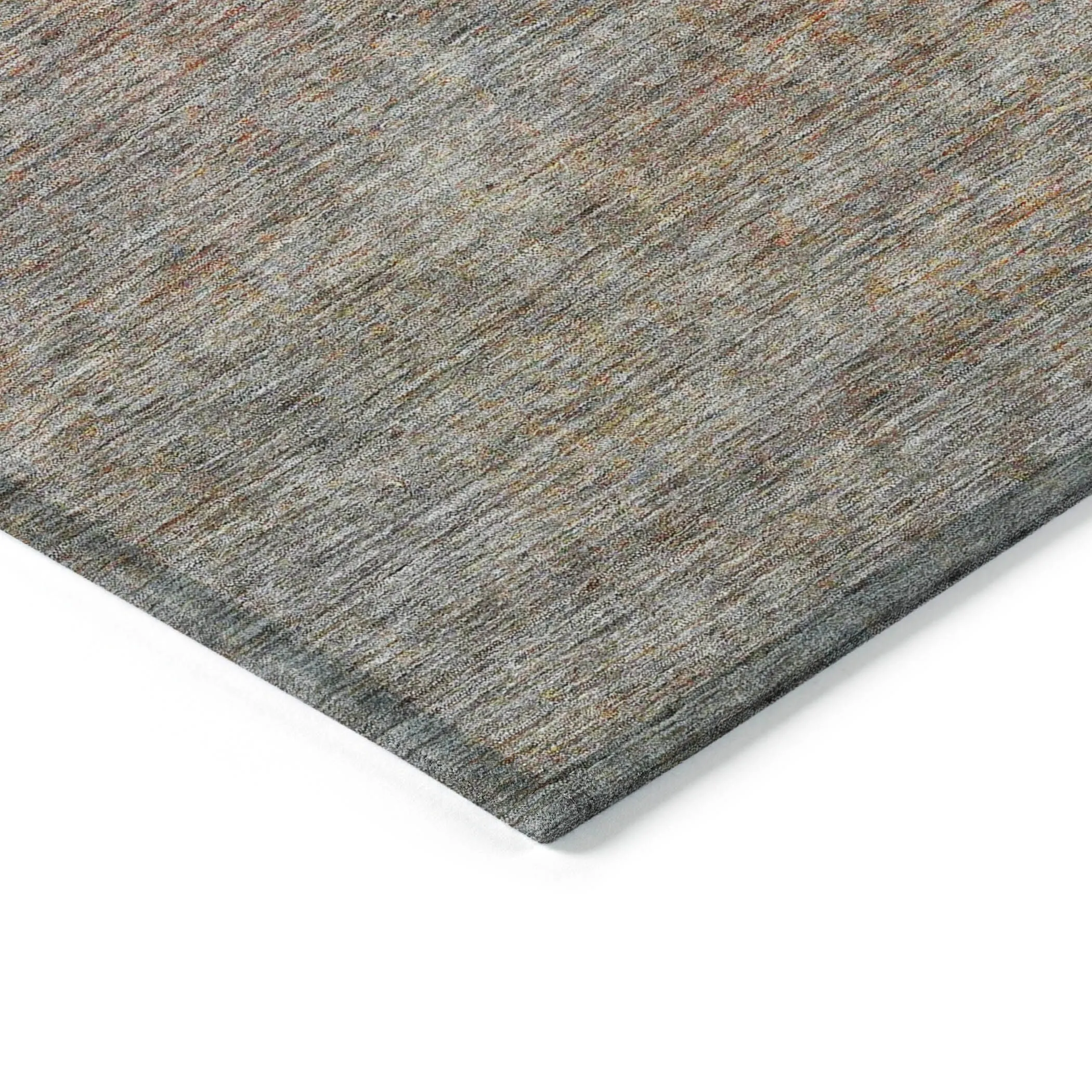 Machine Washable Indoor/ Outdoor Chantille Solid Ombre Rug