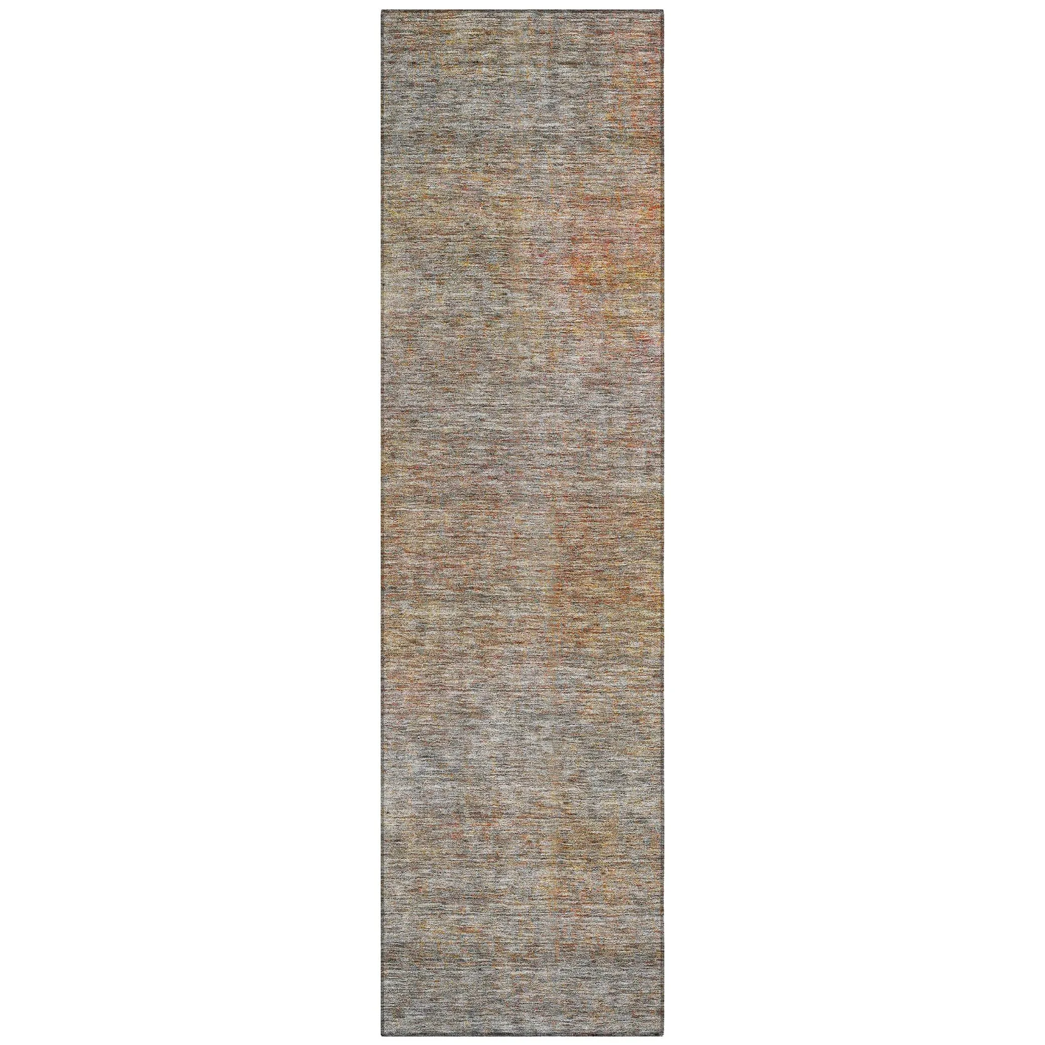 Machine Washable Indoor/ Outdoor Chantille Solid Ombre Rug