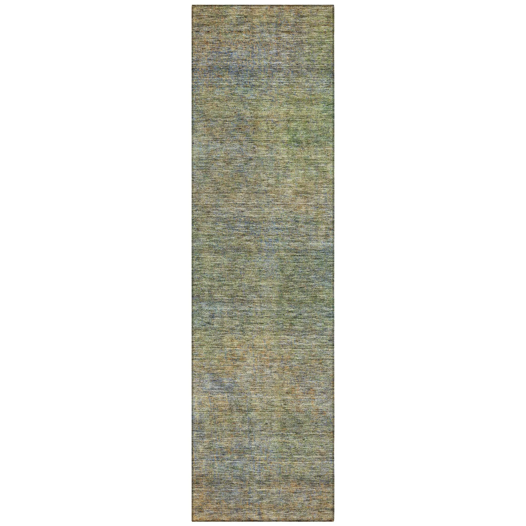 Machine Washable Indoor/ Outdoor Chantille Solid Ombre Rug
