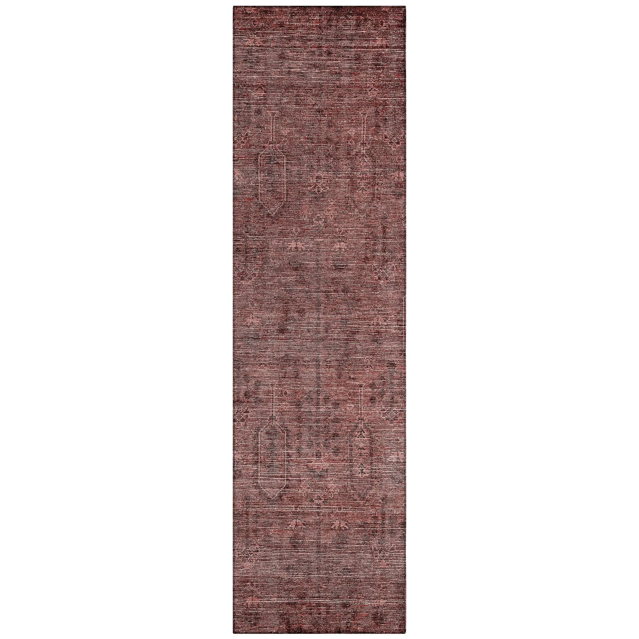 Machine Washable Indoor/ Outdoor Chantille Traditional Distressed Rug