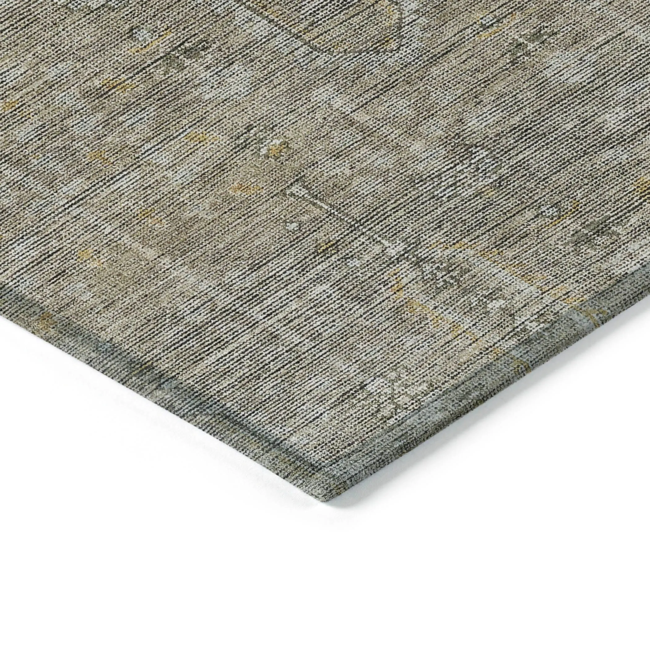 Machine Washable Indoor/ Outdoor Chantille Traditional Distressed Rug