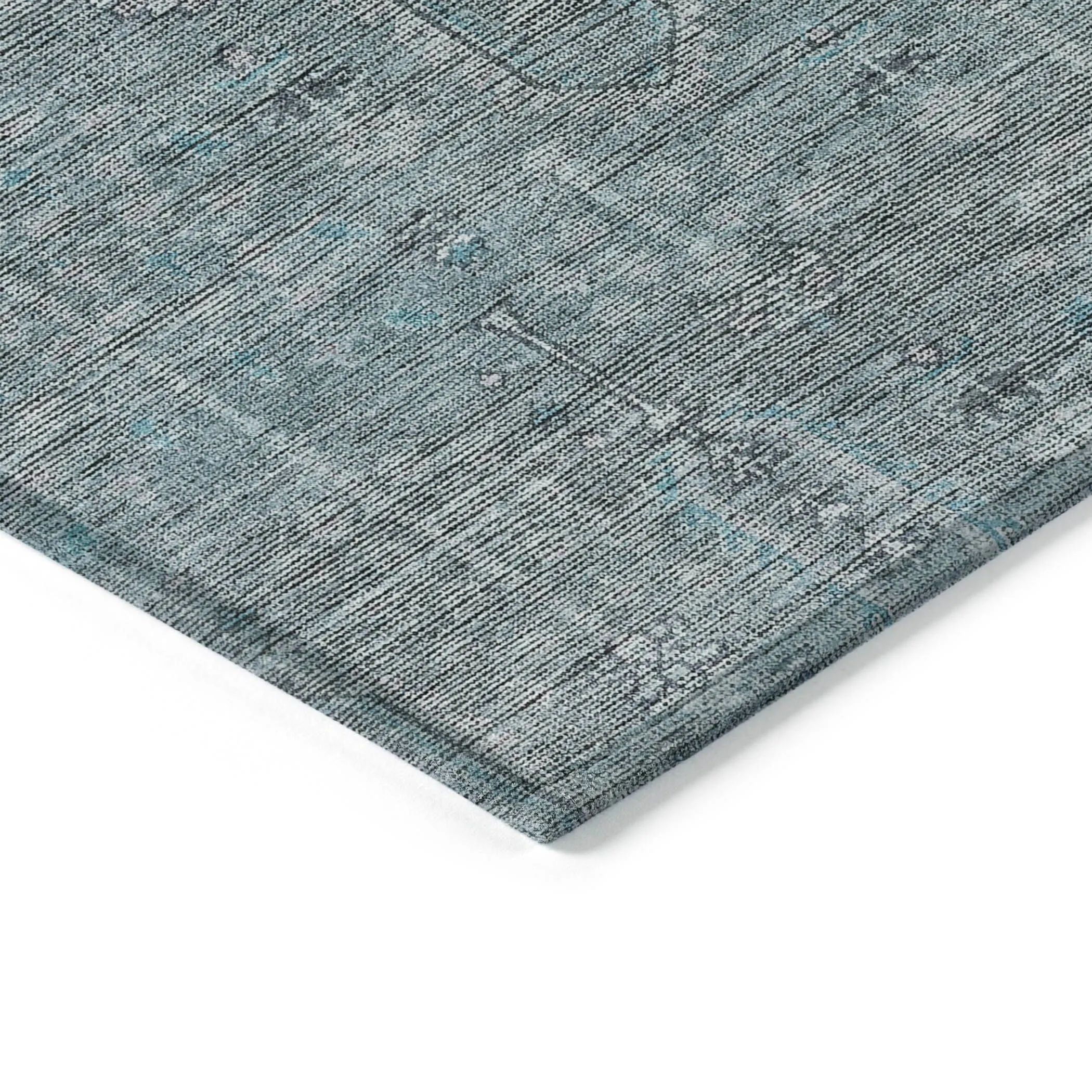 Machine Washable Indoor/ Outdoor Chantille Traditional Distressed Rug