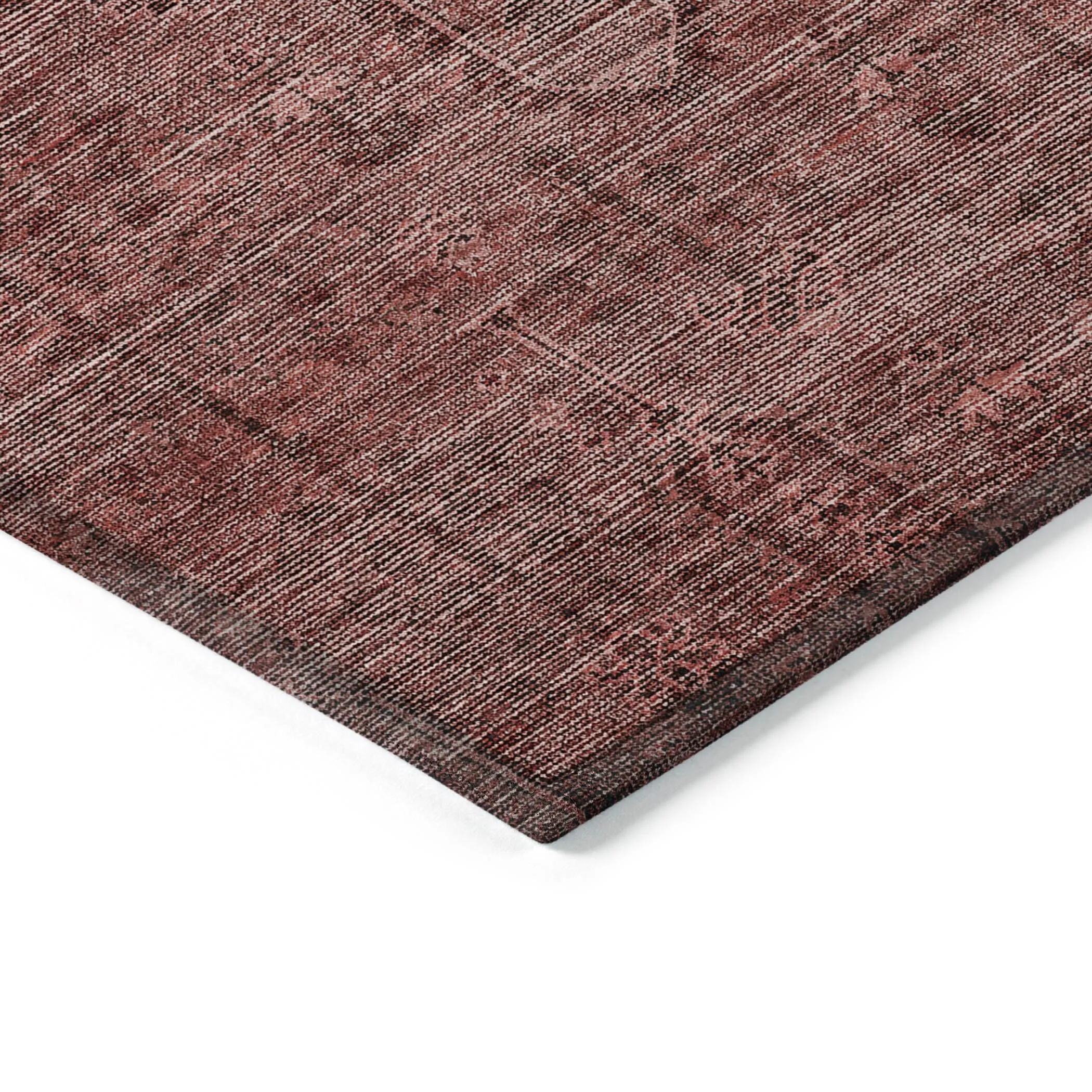 Machine Washable Indoor/ Outdoor Chantille Traditional Distressed Rug
