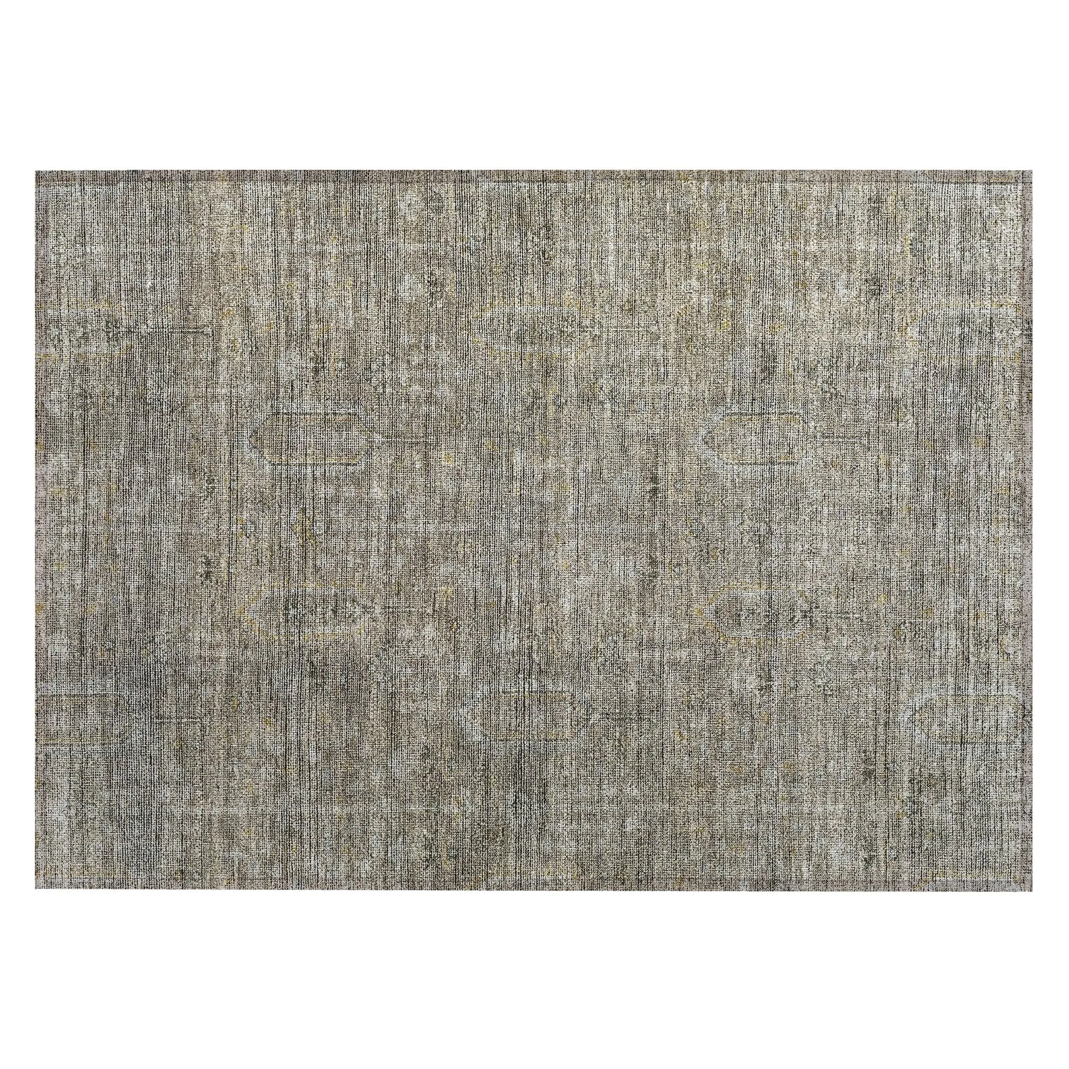 Machine Washable Indoor/ Outdoor Chantille Traditional Distressed Rug