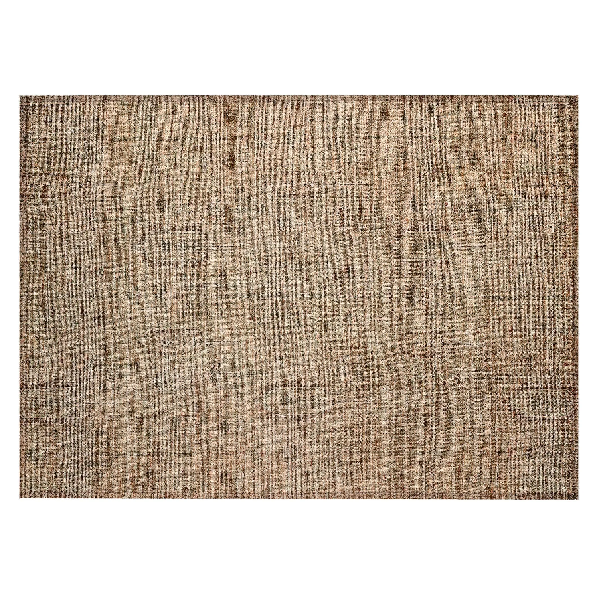 Machine Washable Indoor/ Outdoor Chantille Traditional Distressed Rug