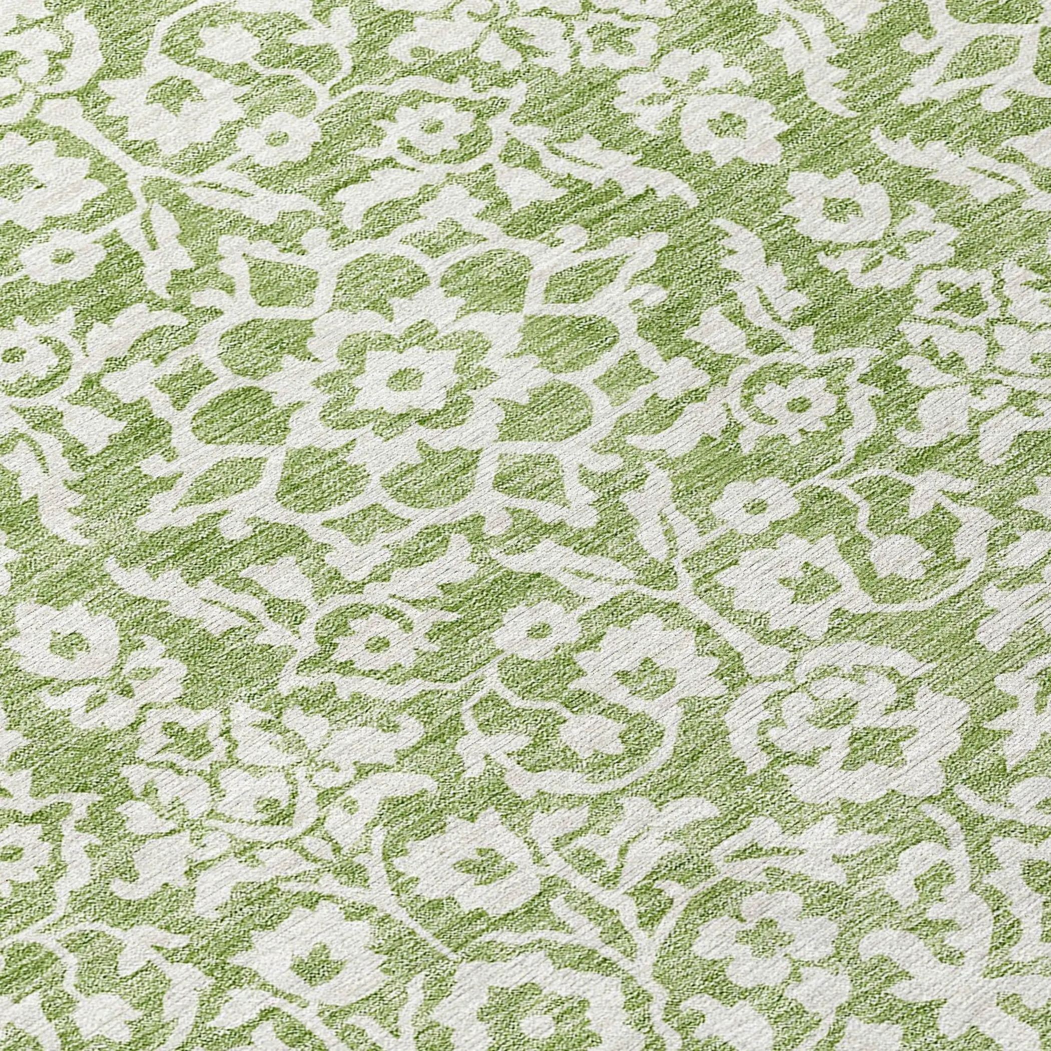 Machine Washable Indoor/ Outdoor Chantille Traditional Farmhouse Rug
