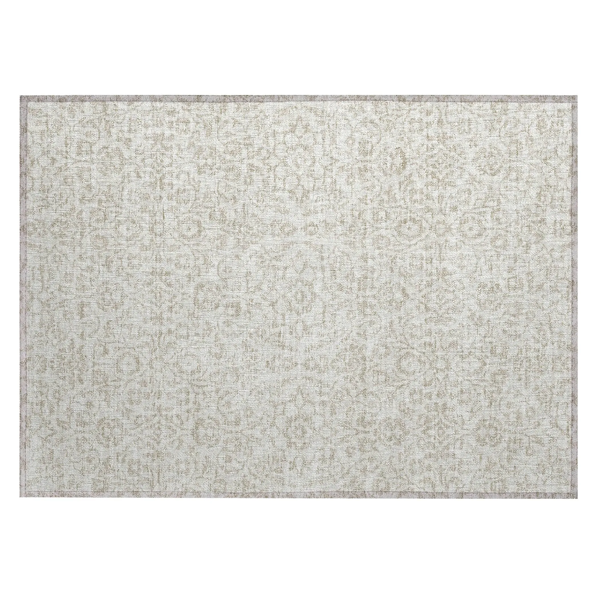 Machine Washable Indoor/ Outdoor Chantille Traditional Farmhouse Rug